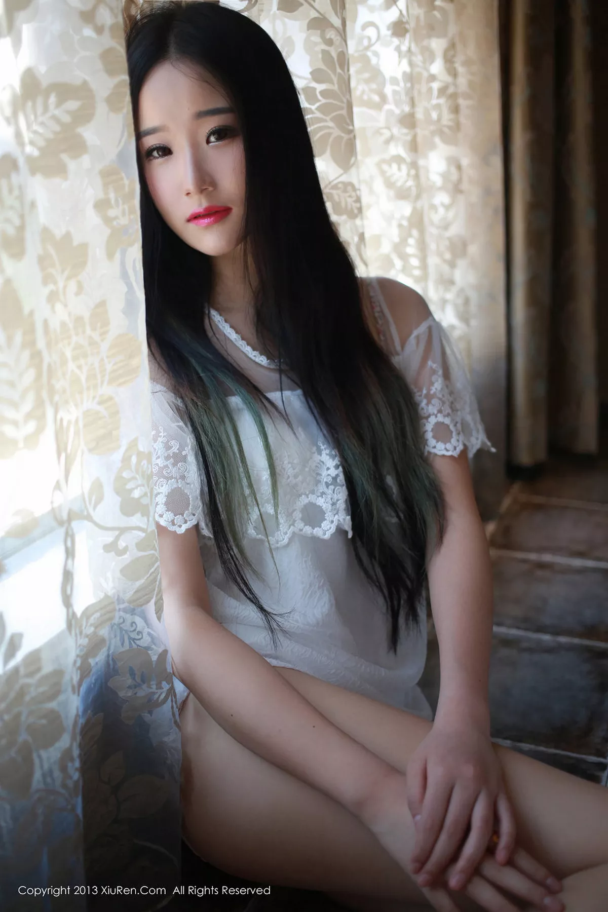 秀人集.com_[XiuRen秀人网]No.008_95后乳神妹妹胡琦Seven性感内衣美胸诱惑写真46P
