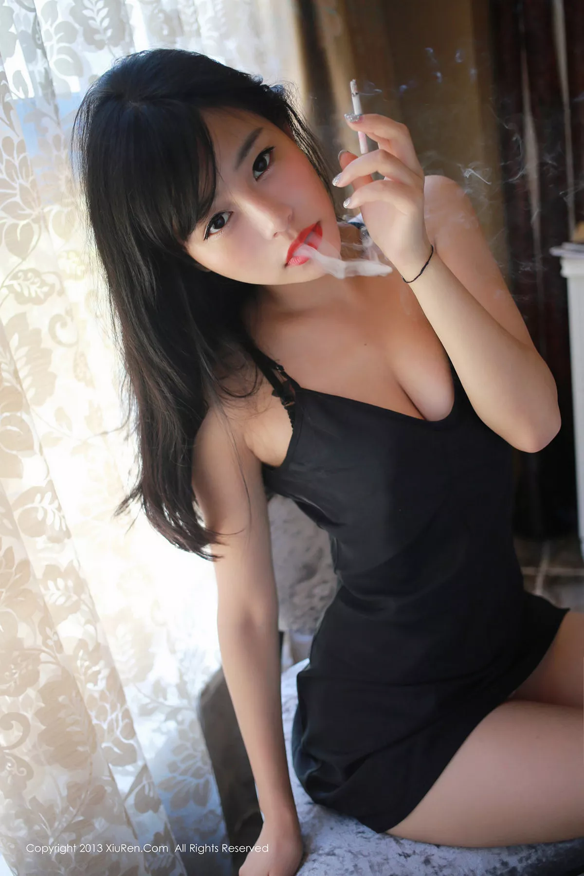 秀人集.com_[XiuRen秀人网]No.007_嫩模toro羽住黑丝内衣性感红唇激情诱惑写真70P