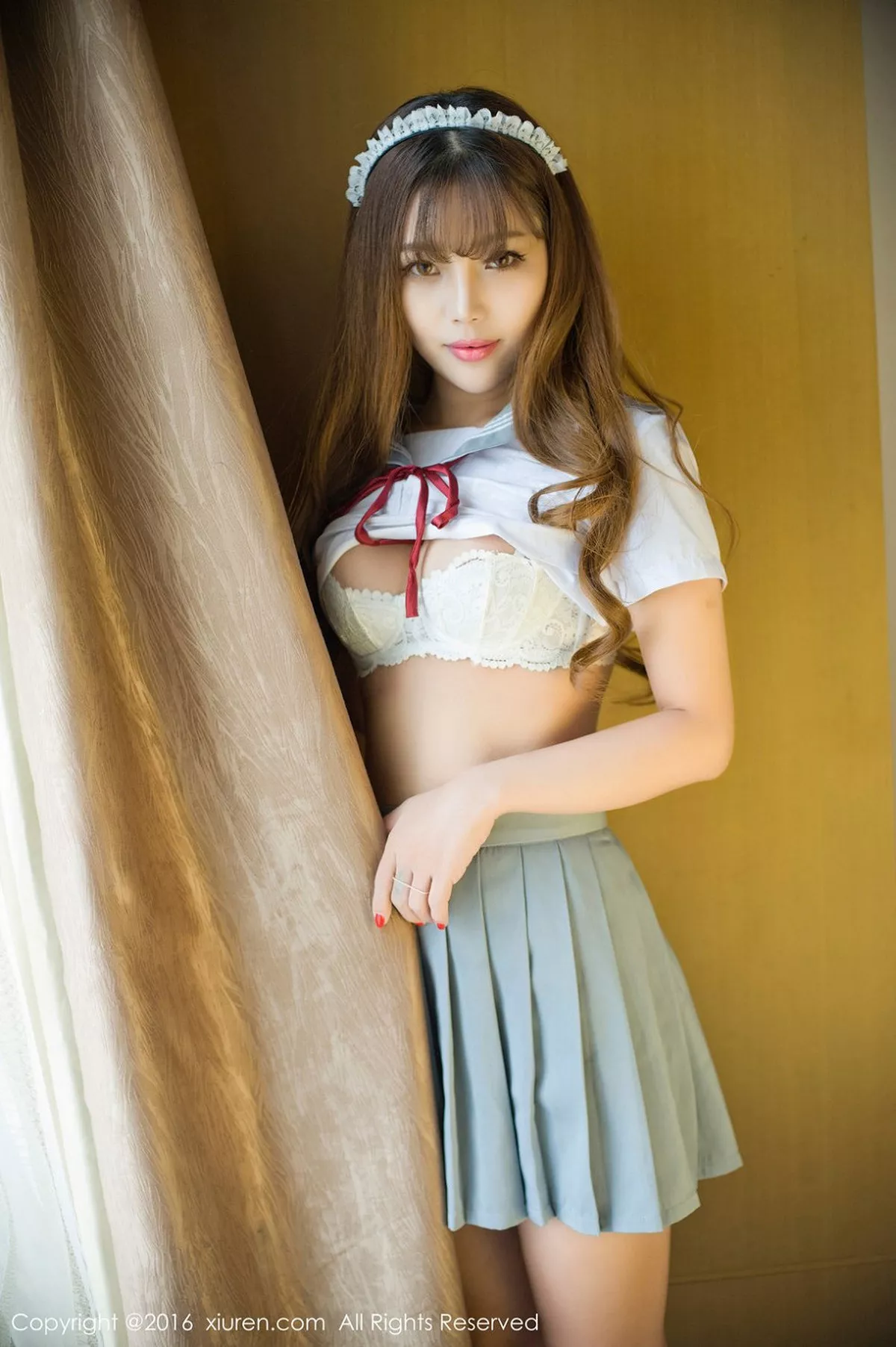 秀人集.com_[XiuRen秀人网]No.651_新晋嫩模周予然户外高中校服半脱秀性感内衣爆乳诱惑写真63P