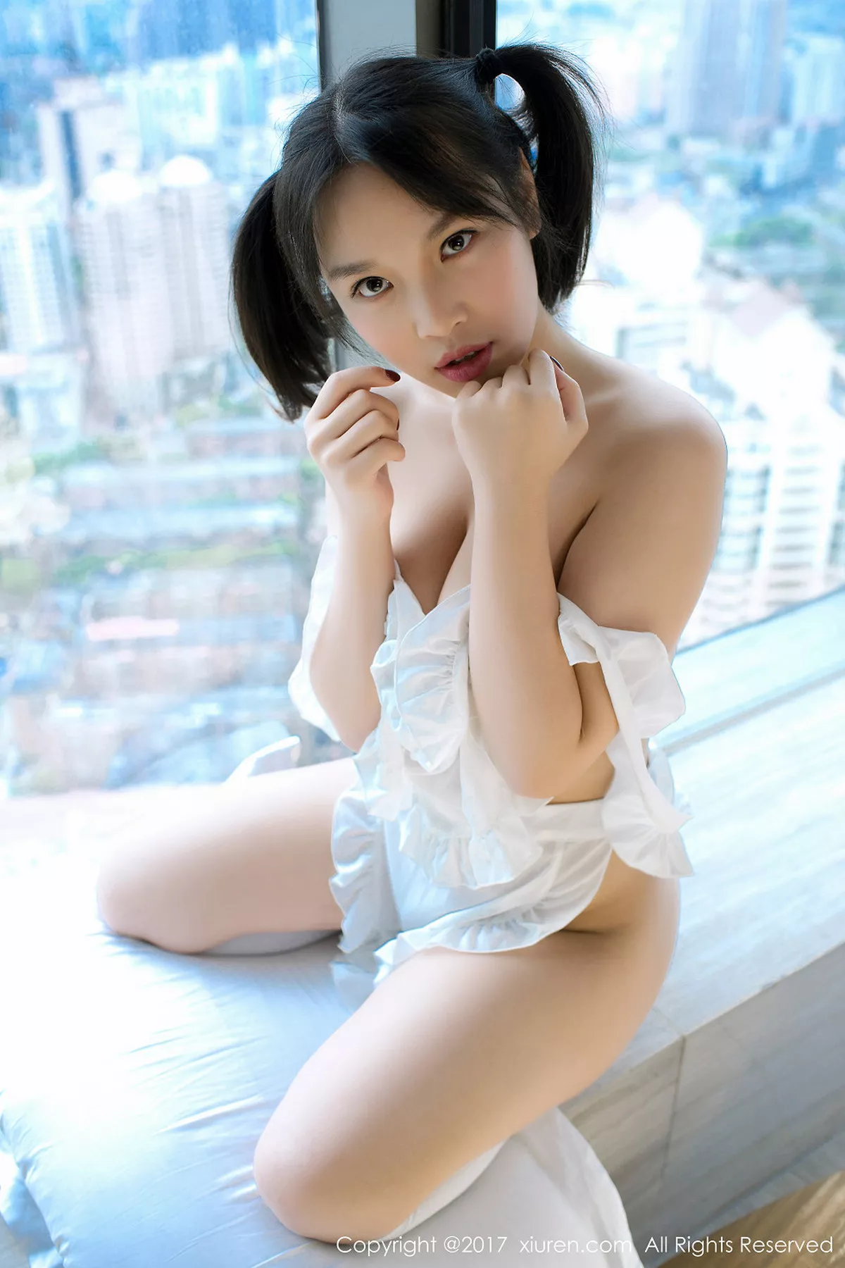 秀人集.com_[XiuRen秀人网]No.741_童颜巨乳嫩模小纯子真空女仆裙侧露豪乳白嫩翘臀诱惑写真63P