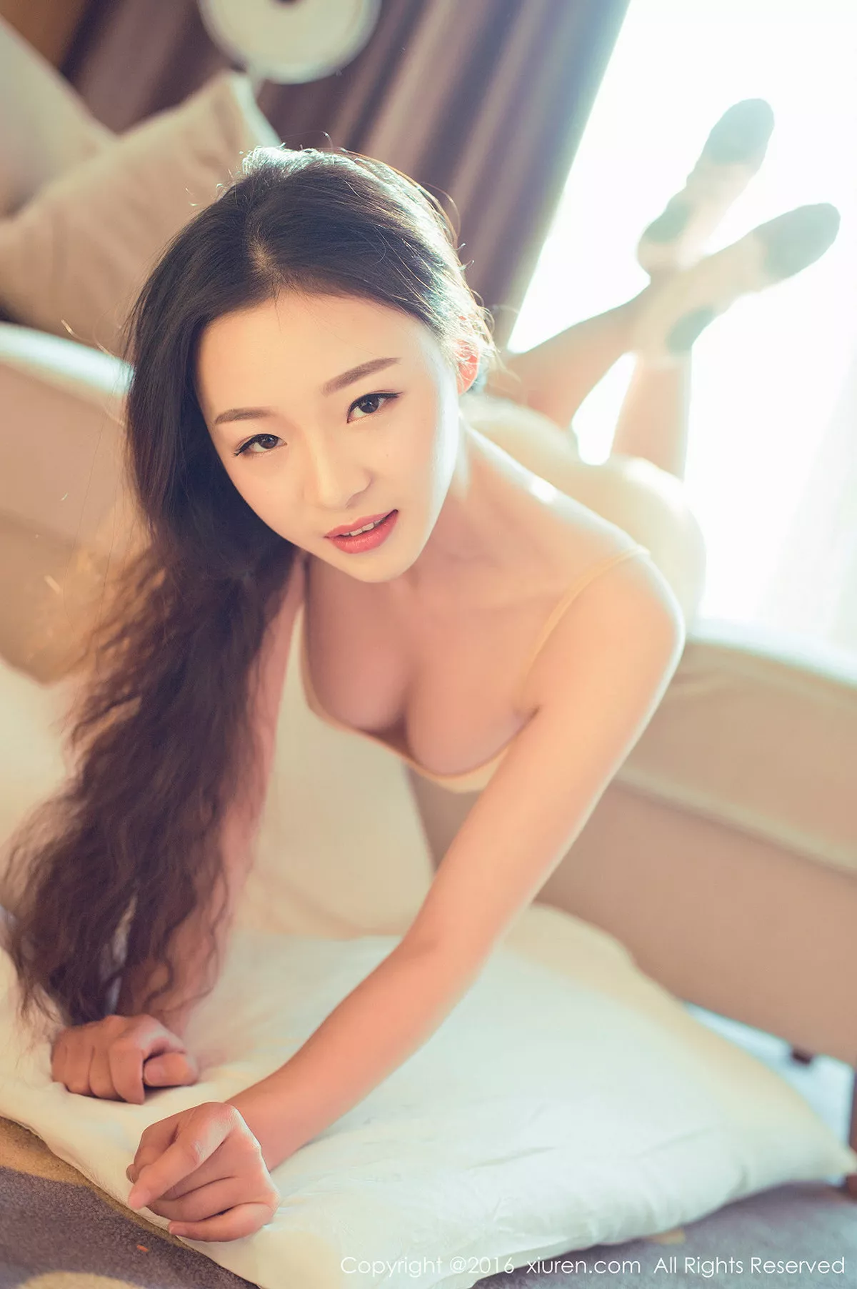 秀人集.com_[XiuRen秀人网]No.648_嫩模尤Una娜居家私房性感肉色连体体操服撩人姿势极致诱惑写真70P