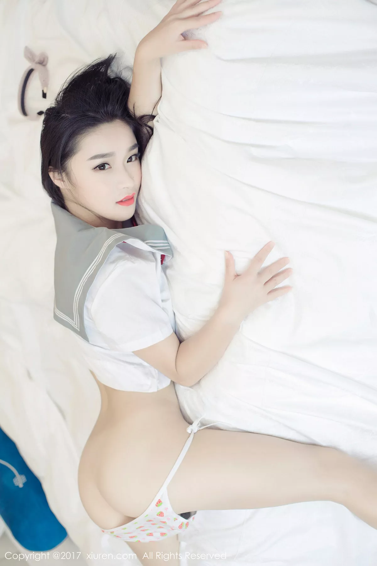 秀人集.com_[XiuRen秀人网]No.688_新晋嫩模绮梦Cherish居家黑色漆皮比基尼湿身诱惑写真56P