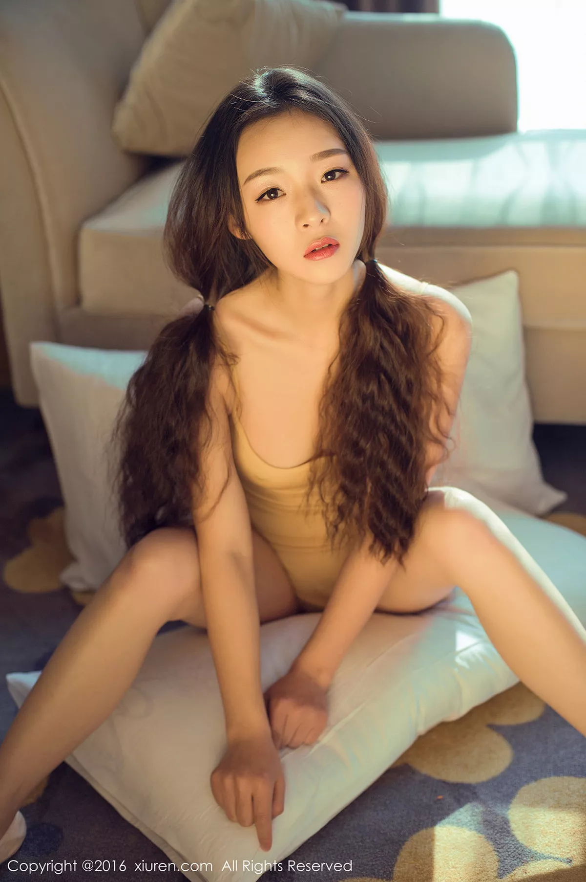 秀人集.com_[XiuRen秀人网]No.648_嫩模尤Una娜居家私房性感肉色连体体操服撩人姿势极致诱惑写真70P