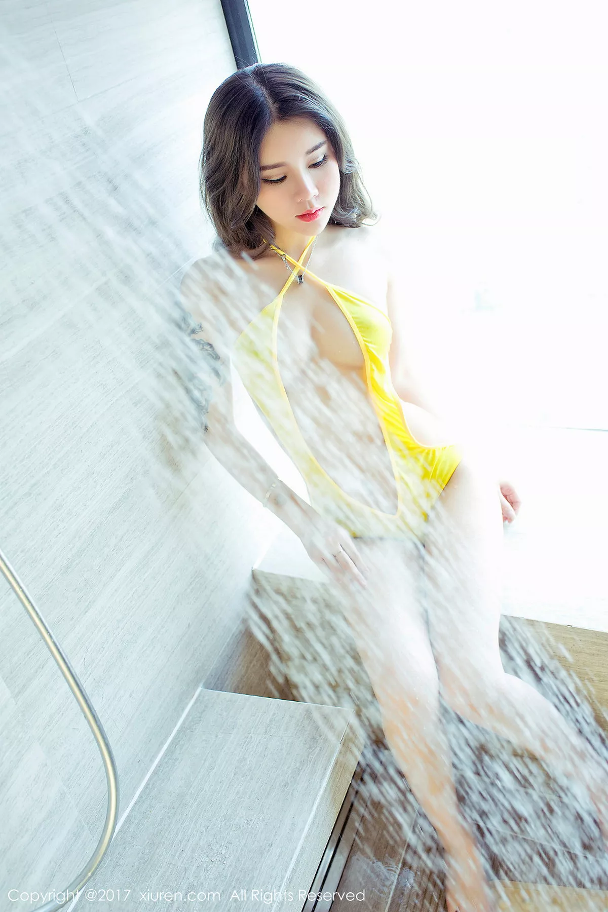 秀人集.com_[XiuRen秀人网]No.763_嫩模爱丽莎Lisa缕空旗袍透视秀美乳浴室里高叉比基尼性感写真60P