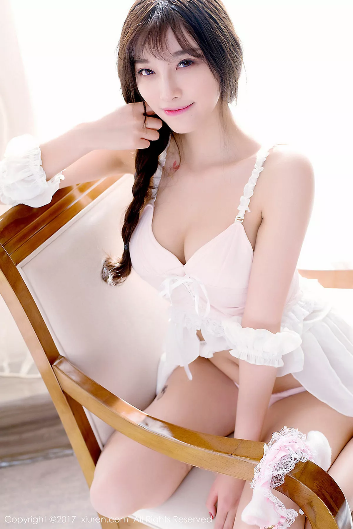 秀人集.com_[XiuRen秀人网]No.768_大美妞杨晨晨sugar粉色吊带内衣秀完美身材性感酥胸迷人写真48P
