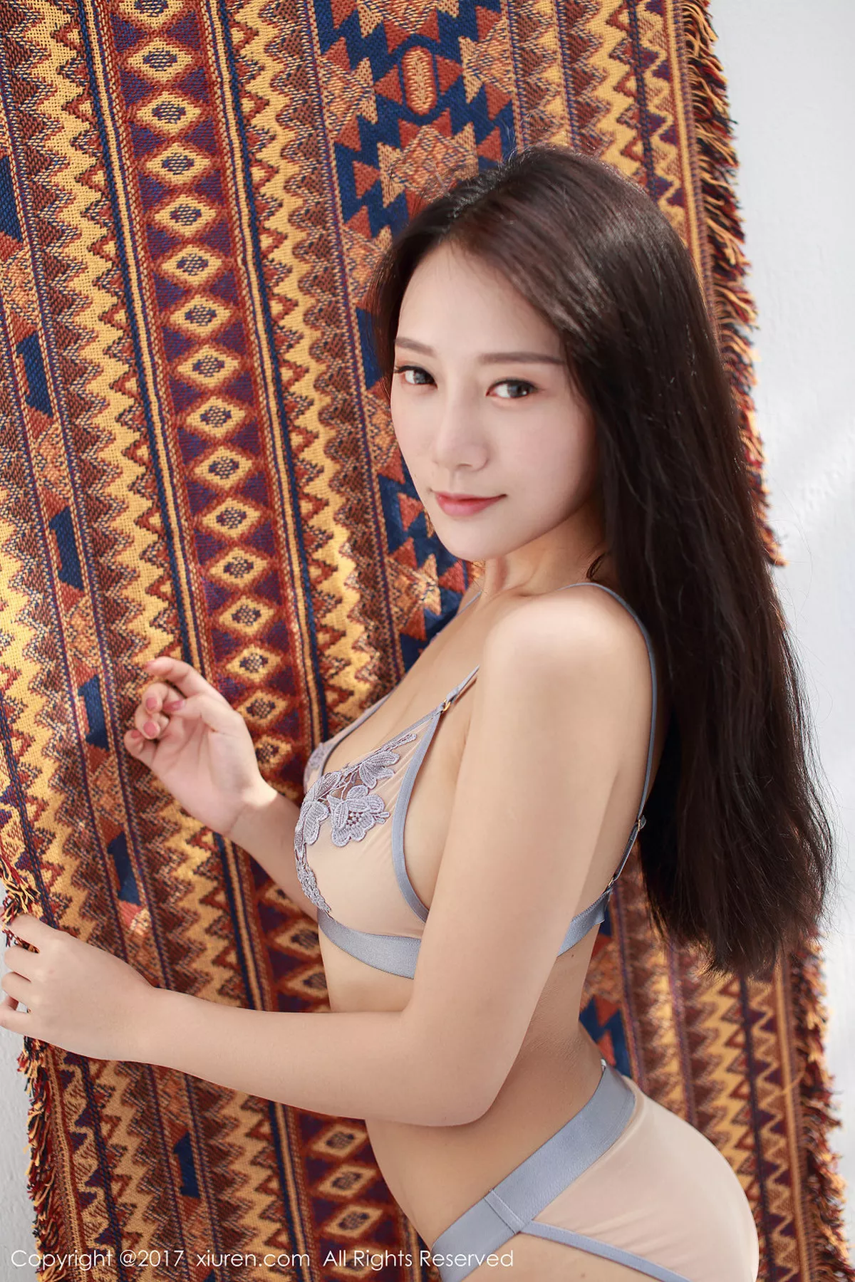秀人集.com_[XiuRen秀人网]No.764_嫩模猩一居家私房镂花肉色内衣秀完美曲线性感迷人写真40P