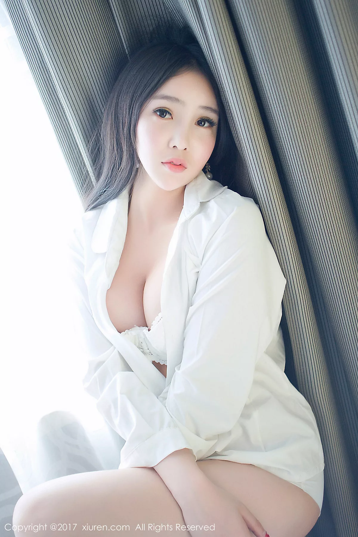 秀人集.com_[XiuRen秀人网]No.792_混血美女艾弥居家浴缸里白色蕾丝内衣透视秀美乳诱惑写真49P