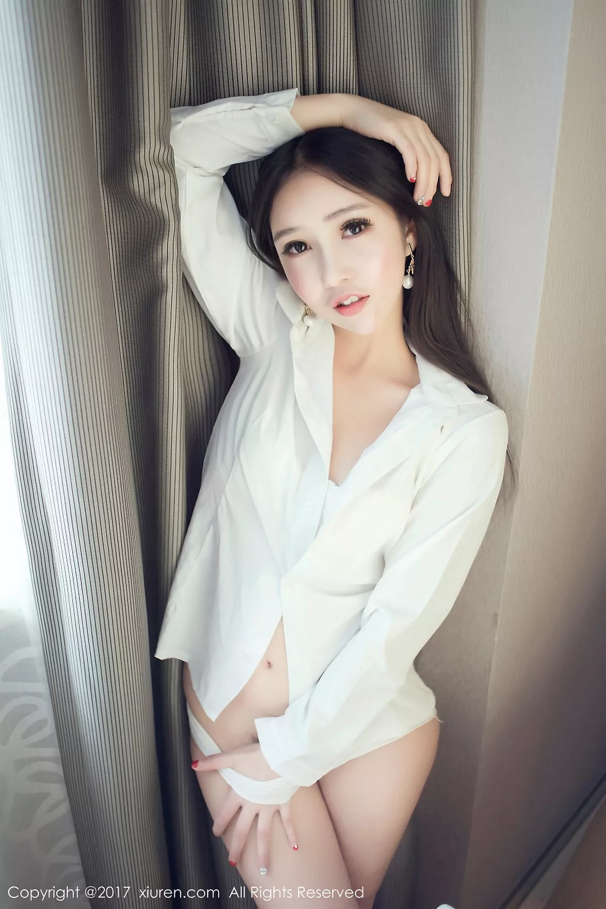 秀人集.com_[XiuRen秀人网]No.792_混血美女艾弥居家浴缸里白色蕾丝内衣透视秀美乳诱惑写真49P