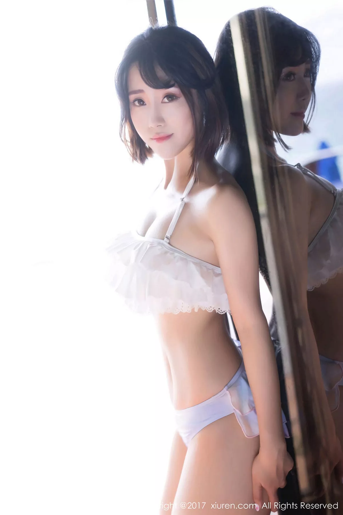 秀人集.com_[XiuRen秀人网]No.814_嫩模兜豆靓Youlina长滩旅拍户外沙滩内衣清爽迷人写真50P