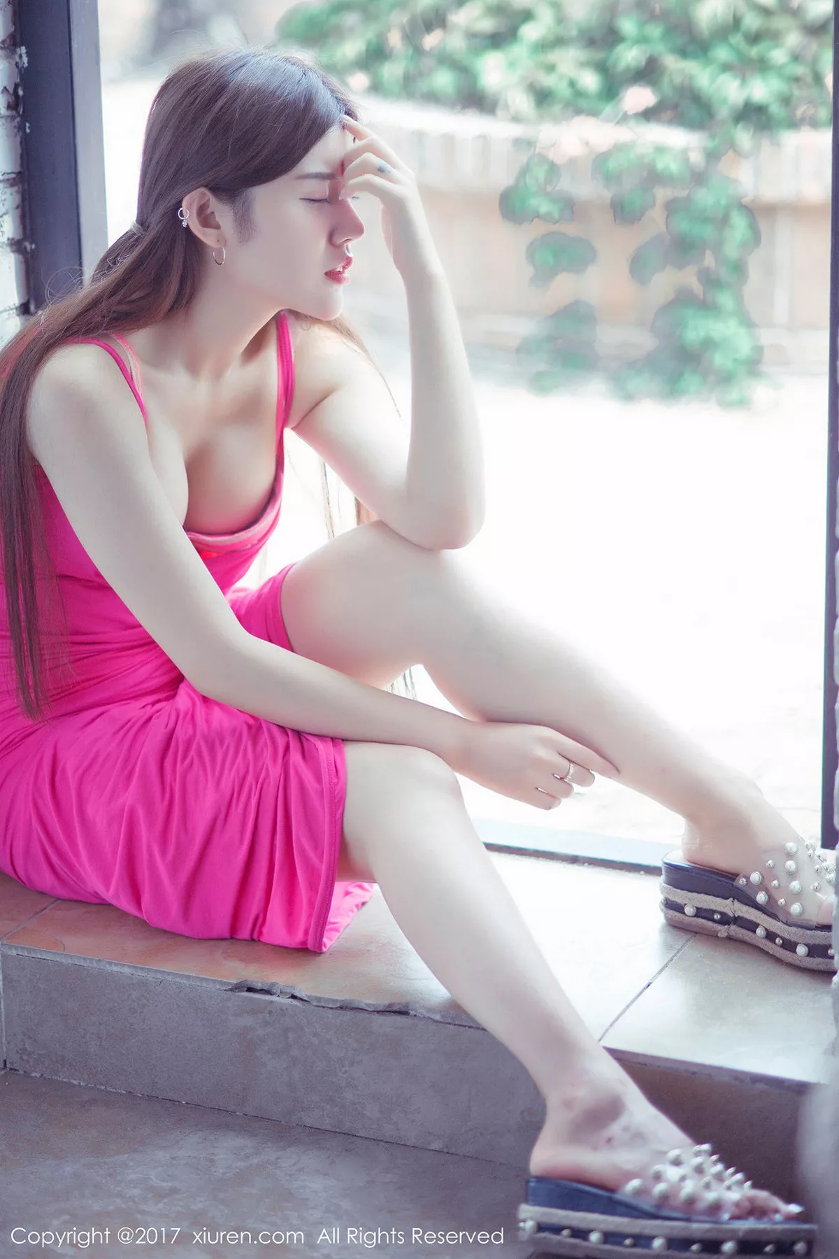 秀人集.com_[XiuRen秀人网]No.813_嫩模兔子NINA居家浴缸里白色蕾丝内衣秀傲人豪乳诱惑写真50P