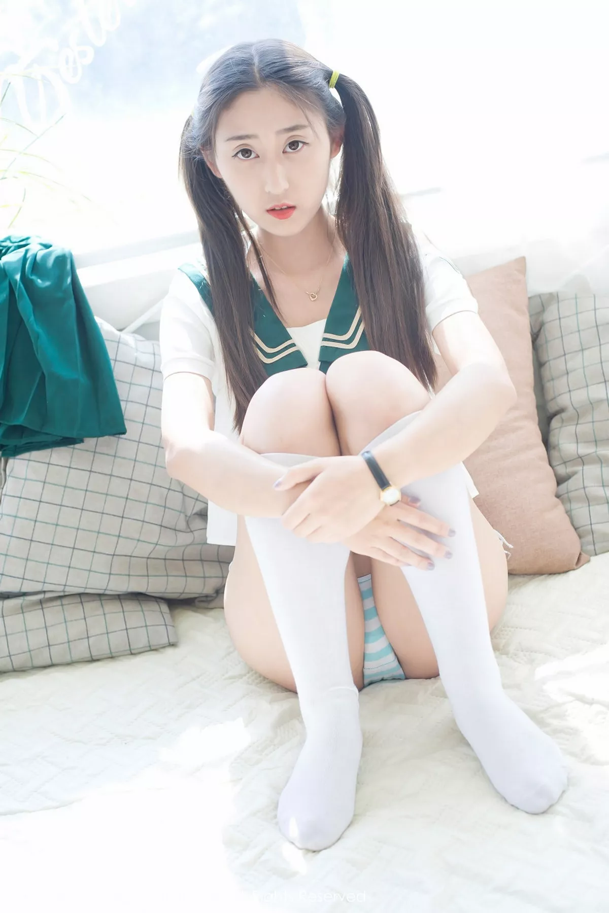 秀人集.com_[XiuRen秀人网]No.802_嫩模雨涵Iris日系学生制服性感内裤秀完美身材清爽迷人写真45P