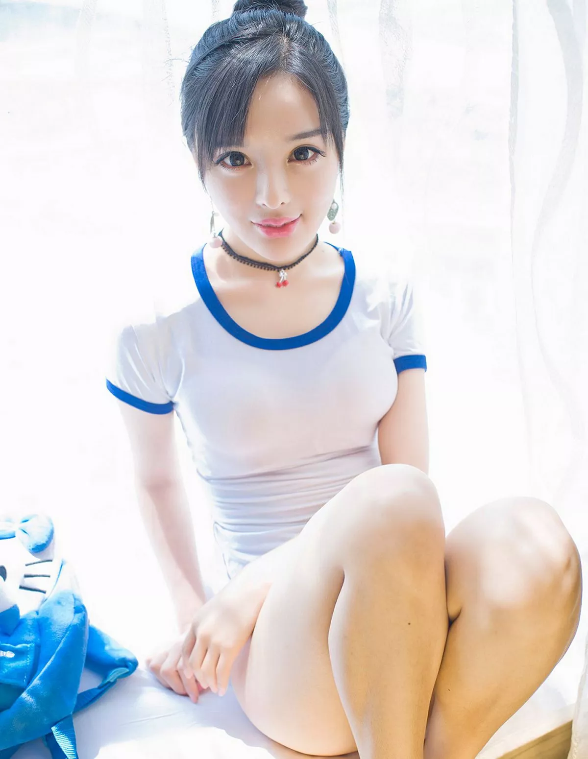 秀人集.com_[XiuRen秀人网]No.874_嫩模柠檬baby居家白色吊带猫女郎+日系体操服完美诱惑写真47P