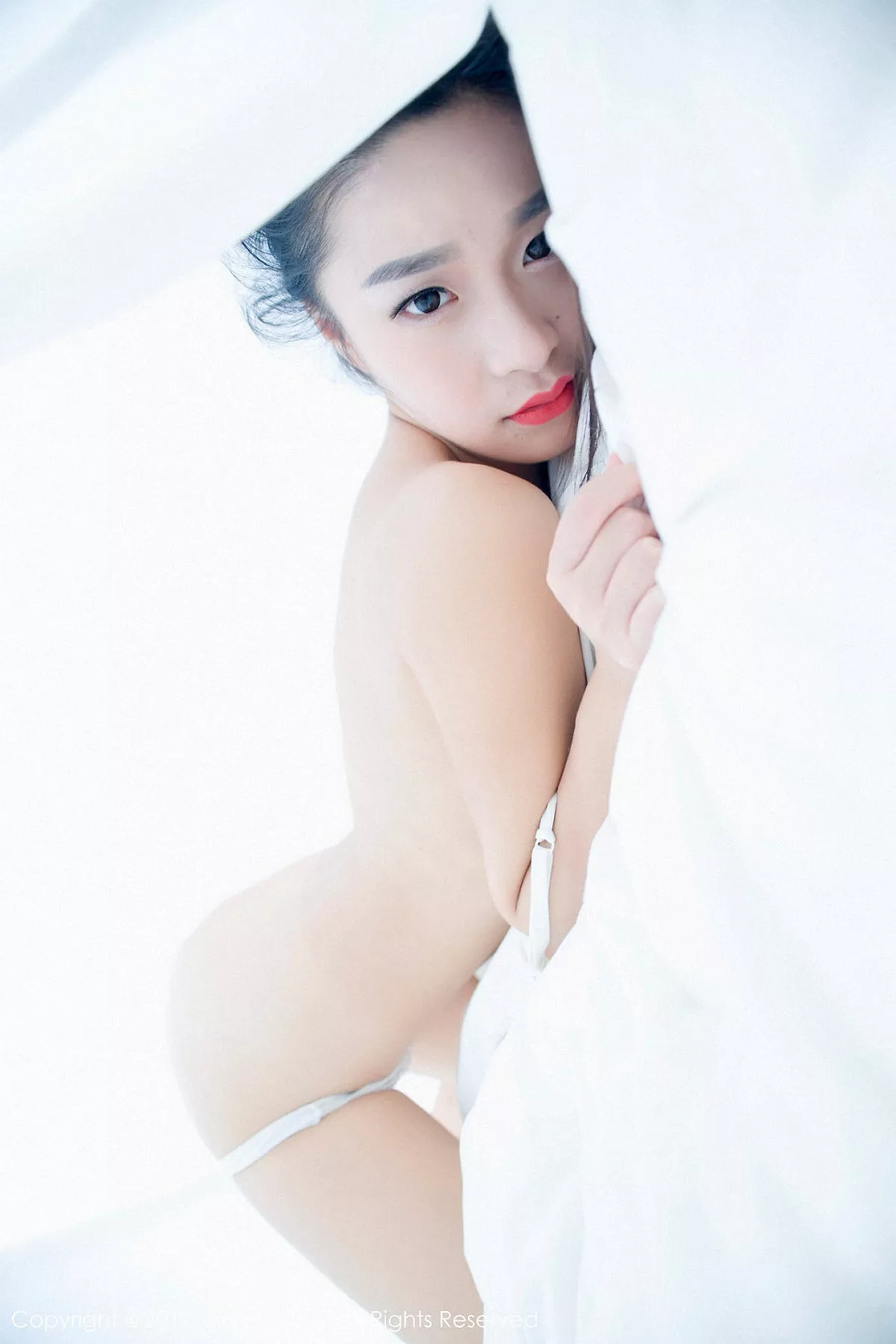 秀人集.com_[XiuRen秀人网]No.883_嫩模绮梦Cherish齐逼牛仔裤配白色内衣紧身秀完美身材写真46P