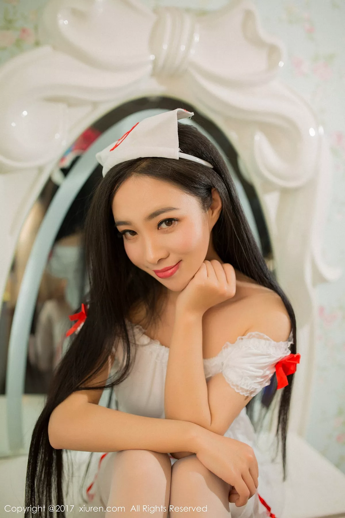 秀人集.com_[XiuRen秀人网]No.877_嫩模艾儿黑丝兔女郎加性感护士制服秀完美身材诱惑写真51P