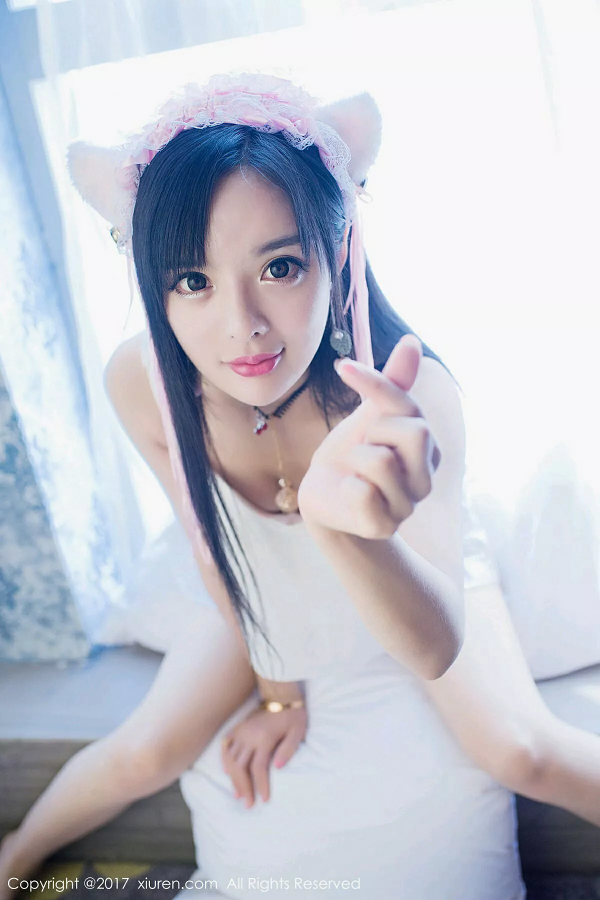 秀人集.com_[XiuRen秀人网]No.874_嫩模柠檬baby居家白色吊带猫女郎+日系体操服完美诱惑写真47P