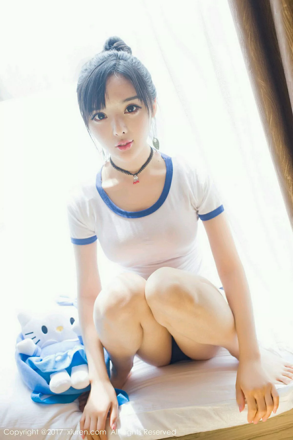 秀人集.com_[XiuRen秀人网]No.874_嫩模柠檬baby居家白色吊带猫女郎+日系体操服完美诱惑写真47P