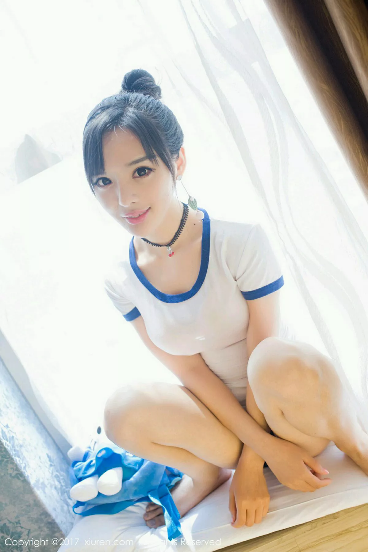 秀人集.com_[XiuRen秀人网]No.874_嫩模柠檬baby居家白色吊带猫女郎+日系体操服完美诱惑写真47P