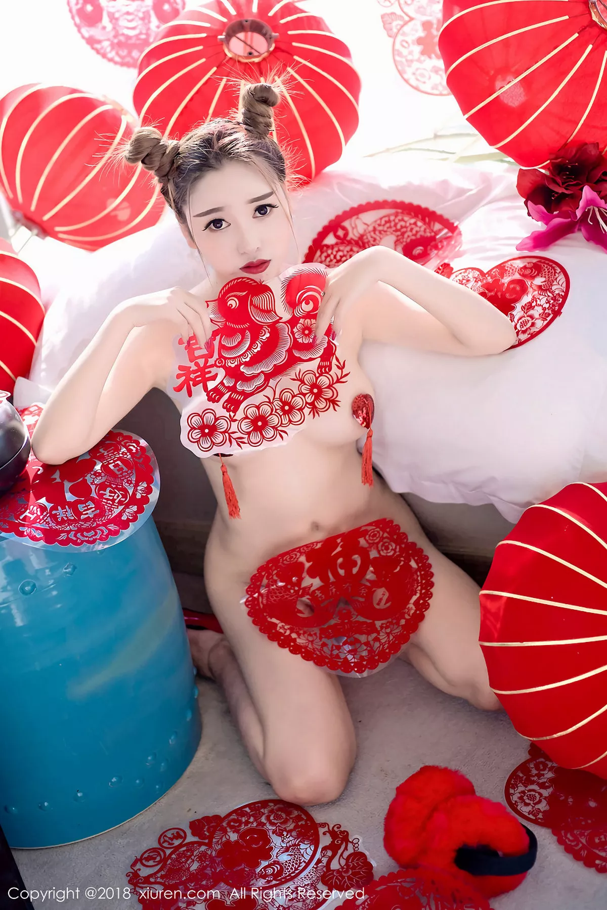 秀人集.com_[XiuRen秀人网]No.912_巨乳嫩模李梓熙私房大尺度血滴子遮点火辣胴体诱惑写真51P