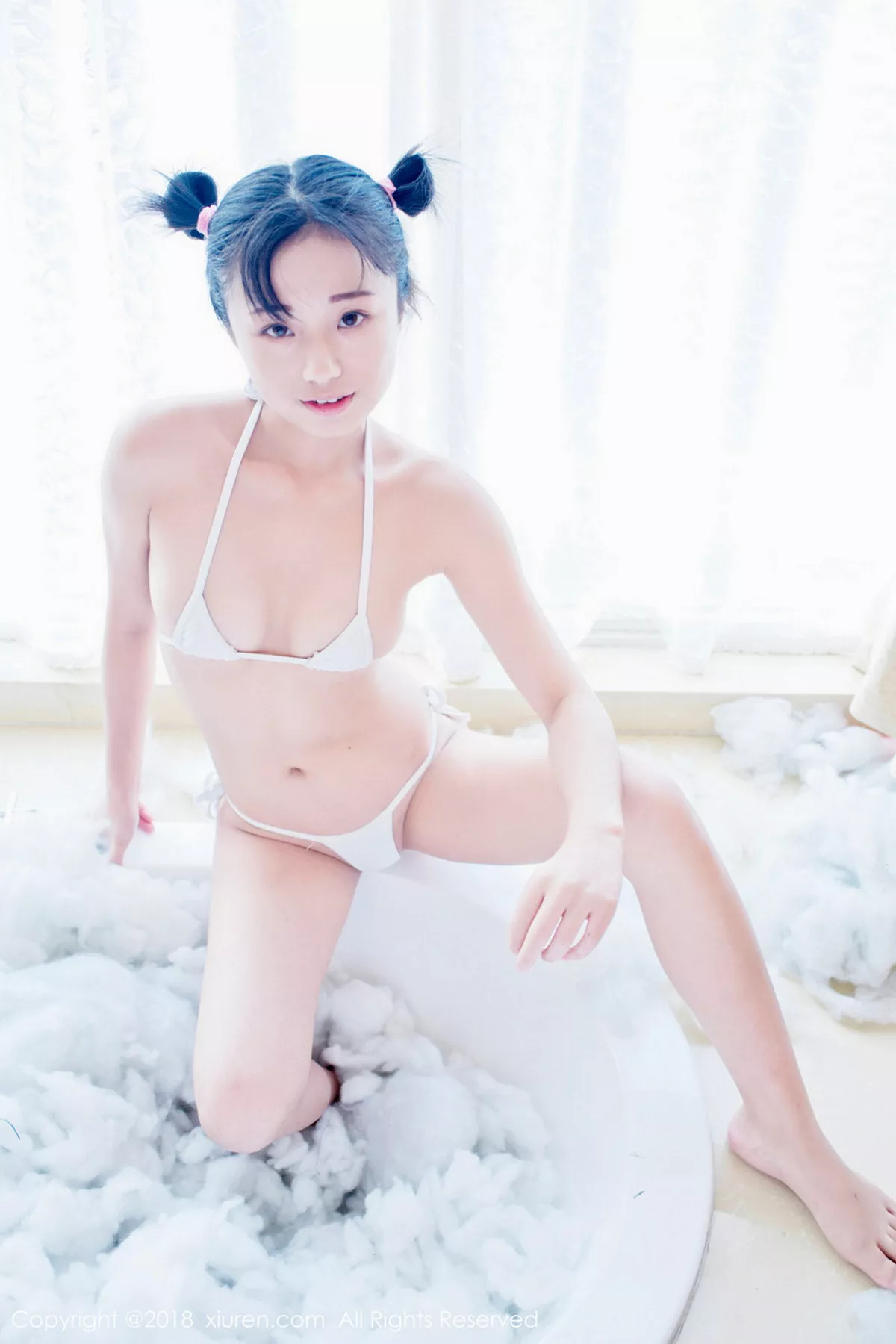 秀人集.com_[XiuRen秀人网]No.950_嫩模仓井优香日系蓝色体操服+性感白色内衣秀完美身材诱惑写真45P