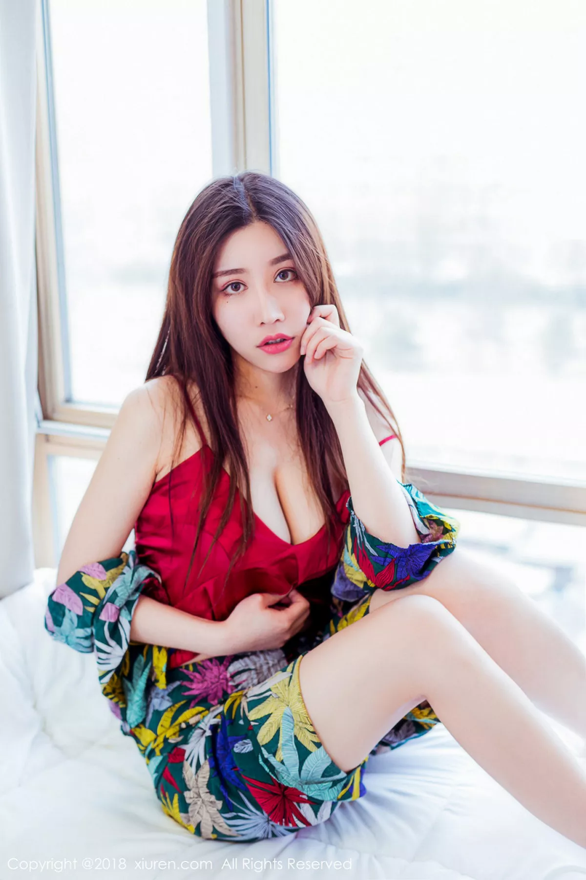 秀人集.com_[XiuRen秀人网]No.959_嫩模美昕Yumi吊带牛仔连身裙秀滑嫩肌肤完美身材性感写真83P