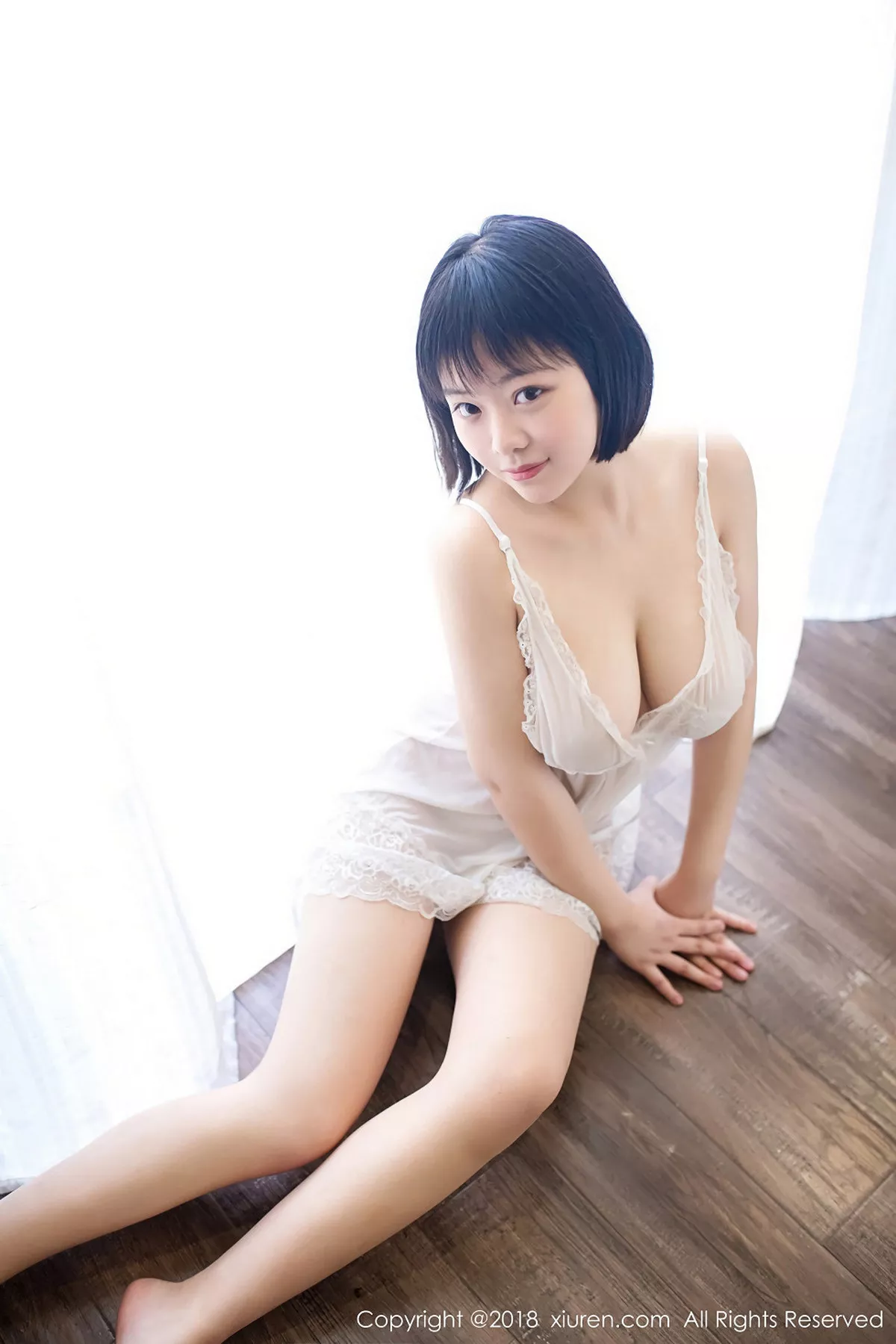 秀人集.com_[XiuRen秀人网]No.1009_童颜巨乳少女赤间菀枫白色蕾丝薄纱裙透视秀豪乳诱惑写真44P