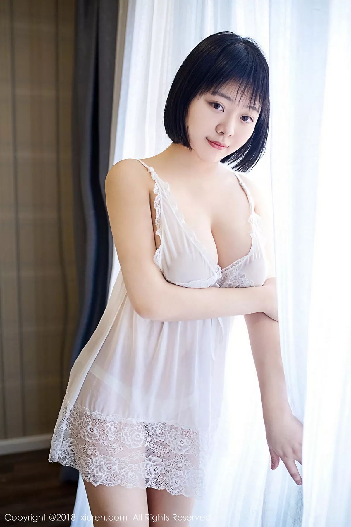 秀人集.com_[XiuRen秀人网]No.1009_童颜巨乳少女赤间菀枫白色蕾丝薄纱裙透视秀豪乳诱惑写真44P