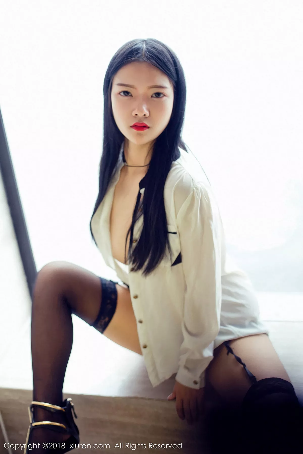 秀人集.com_[XiuRen秀人网]No.1008_学生妹凌希儿居家透视旗袍装+真空白衬衣爆乳诱惑写真43P