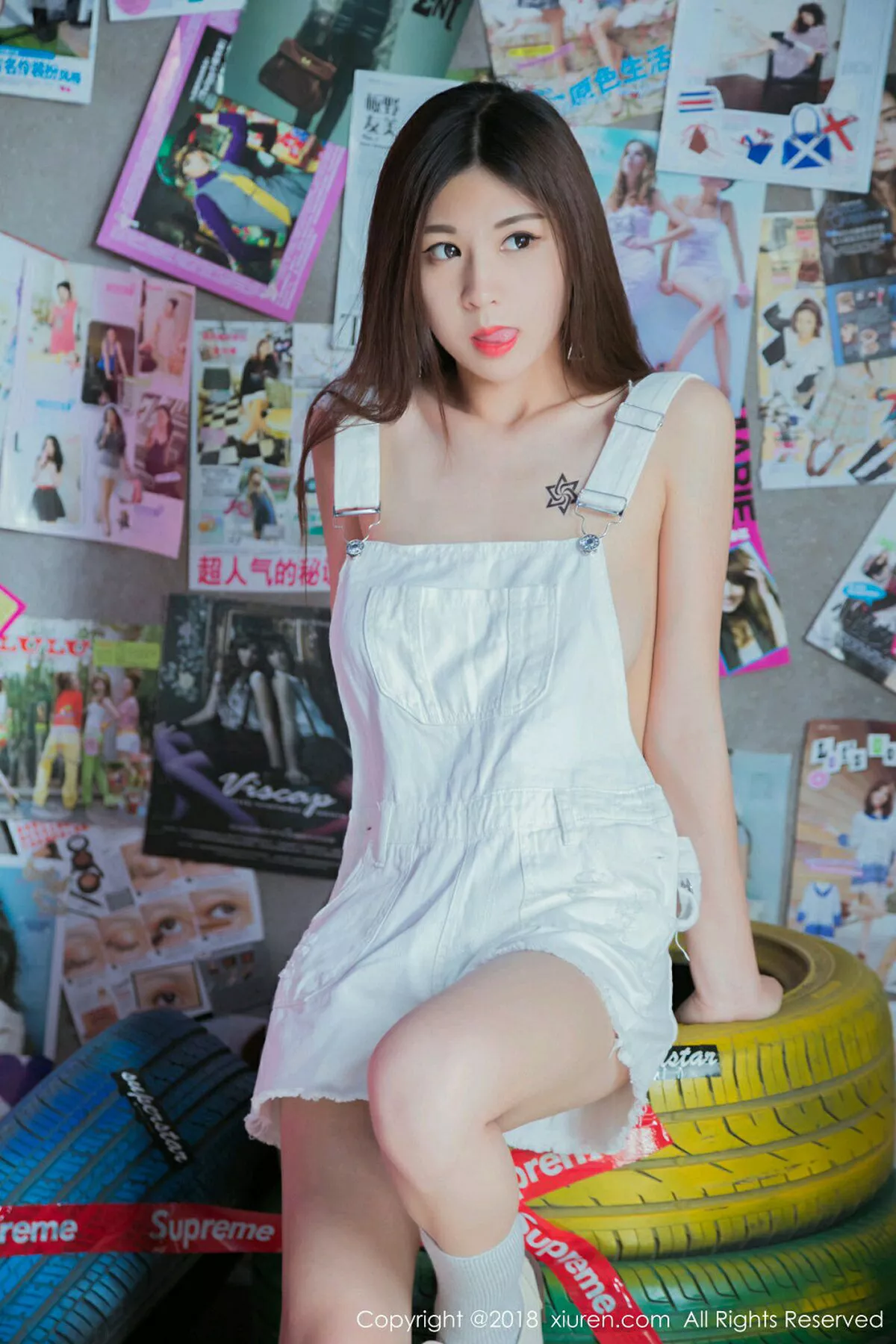 秀人集.com_[XiuRen秀人网]No.1032_嫩模点点lily私房白衬衣真空露豪乳撩人姿势诱惑写真45P