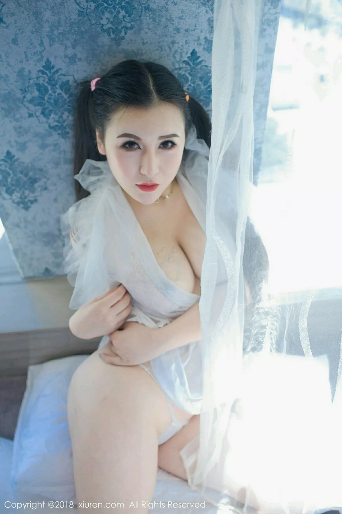 秀人集.com_[XiuRen秀人网]No.1034_嫩模MODEL伊若蕾丝开胸睡衣+带子死库水完美爆乳诱惑写真45P