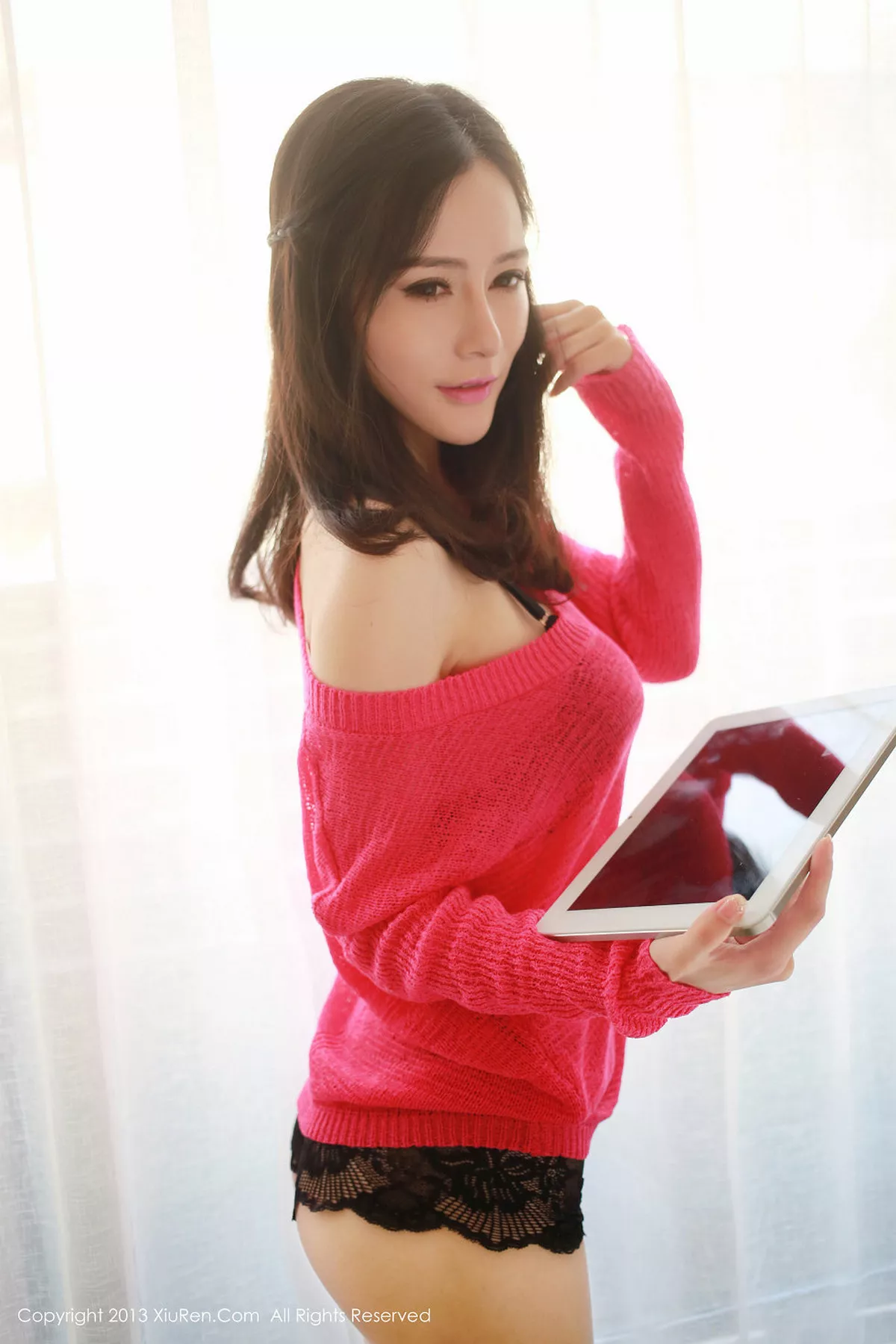 秀人集.com_[XiuRen秀人网]No.047_嫩模nancy小姿性感内衣系列诱人豪乳写真48P