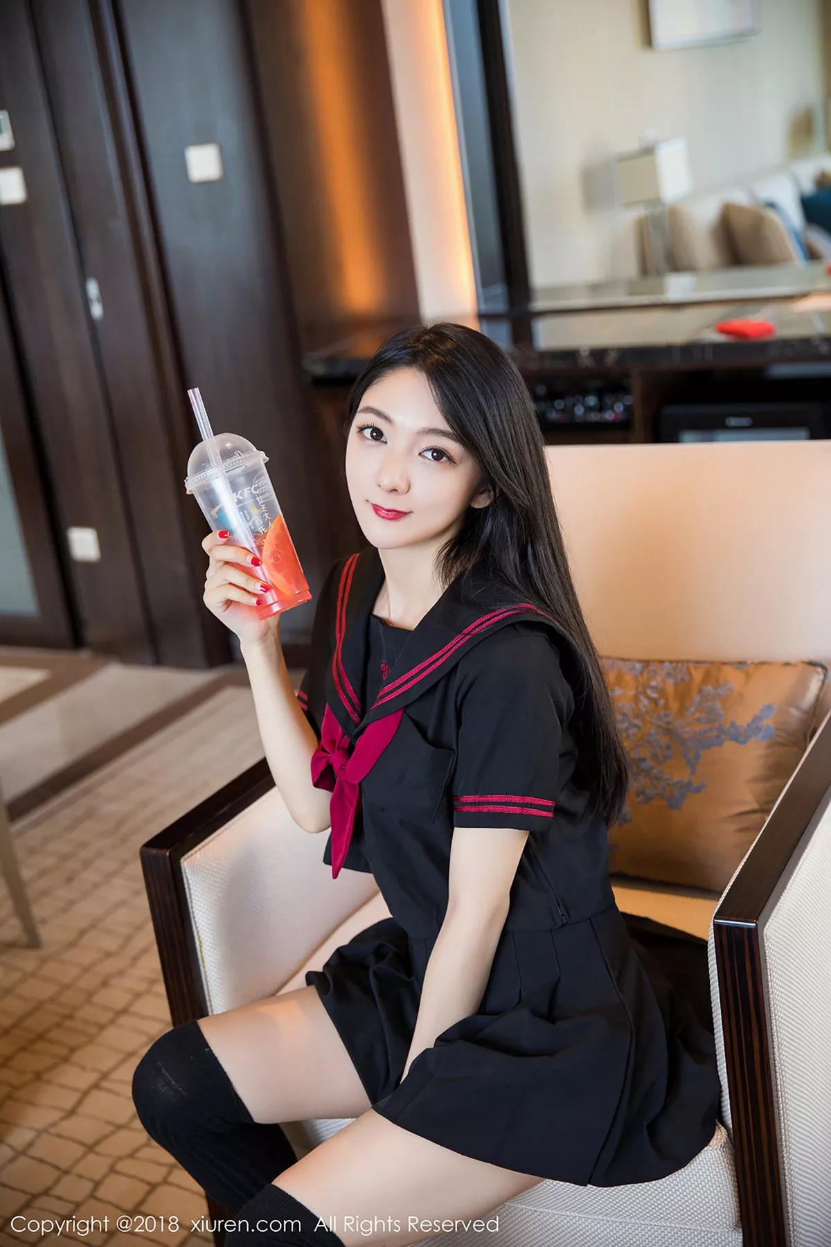 秀人集.com_[XiuRen秀人网]No.1156_女神Angela小热巴英伦式校服半脱露性感内衣秀完美身材写真47P