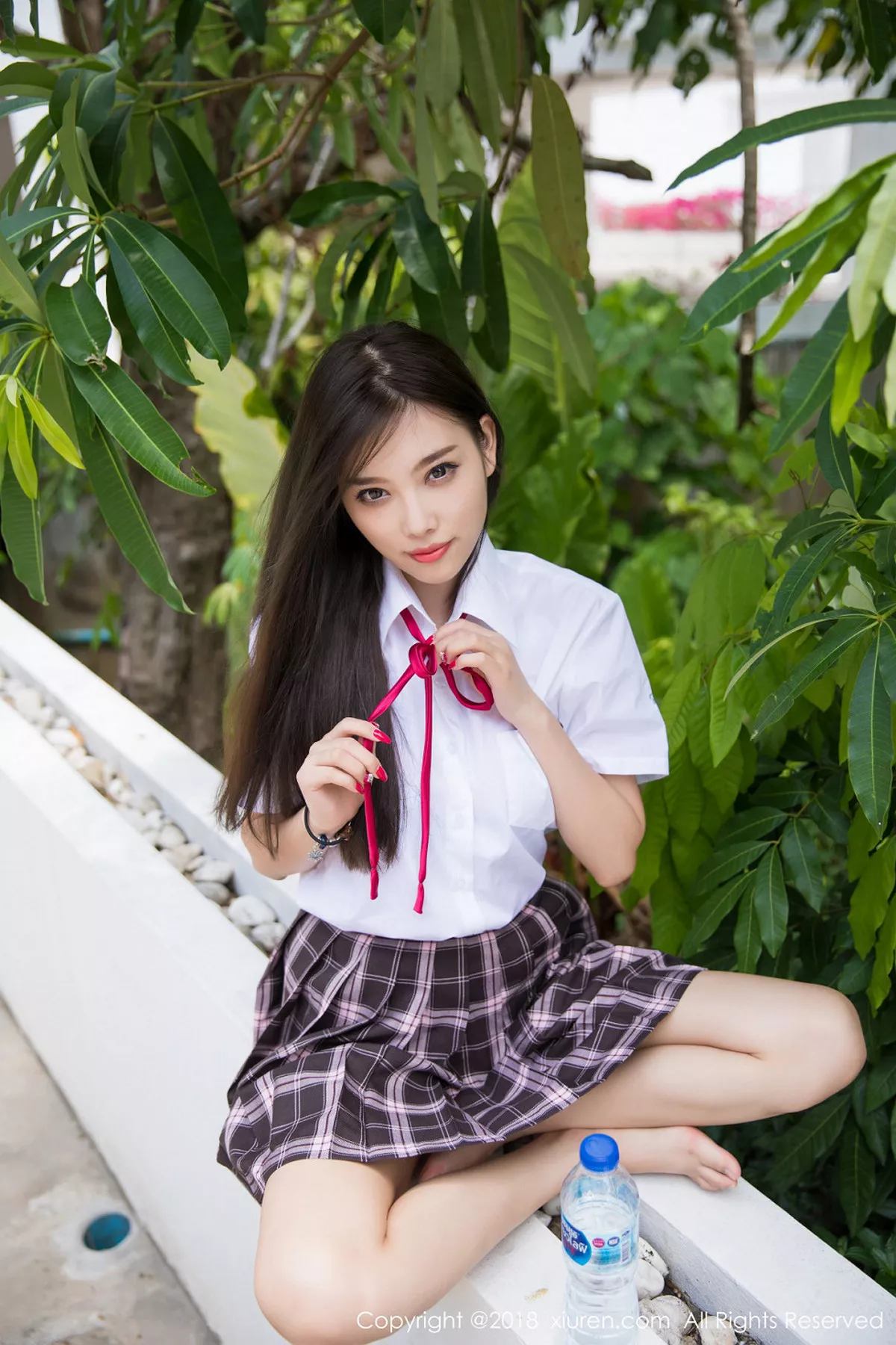 秀人集.com_[XiuRen秀人网]No.1158_女神杨晨晨sugar普吉岛旅拍粉色缕空蕾丝内衣诱惑写真57P