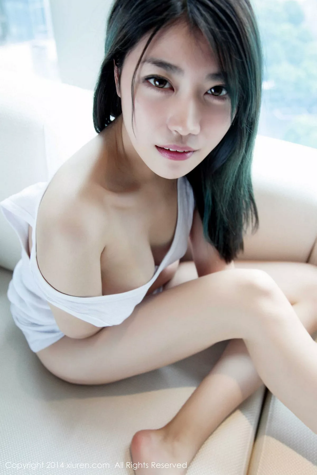 秀人集.com_[XiuRen秀人网]No.134_嫩模许诺Sabrina宾馆大床上迷人秀发诱惑美胸写真63P