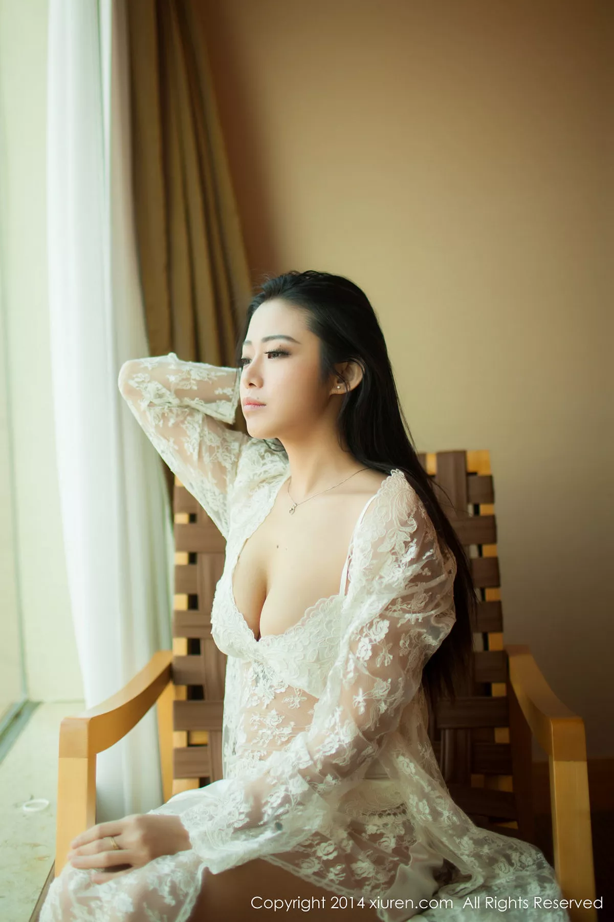 秀人集.com_[XiuRen秀人网]No.161_秀人嫩模luvian本能透明白纱性感内衣系列诱惑写真50P