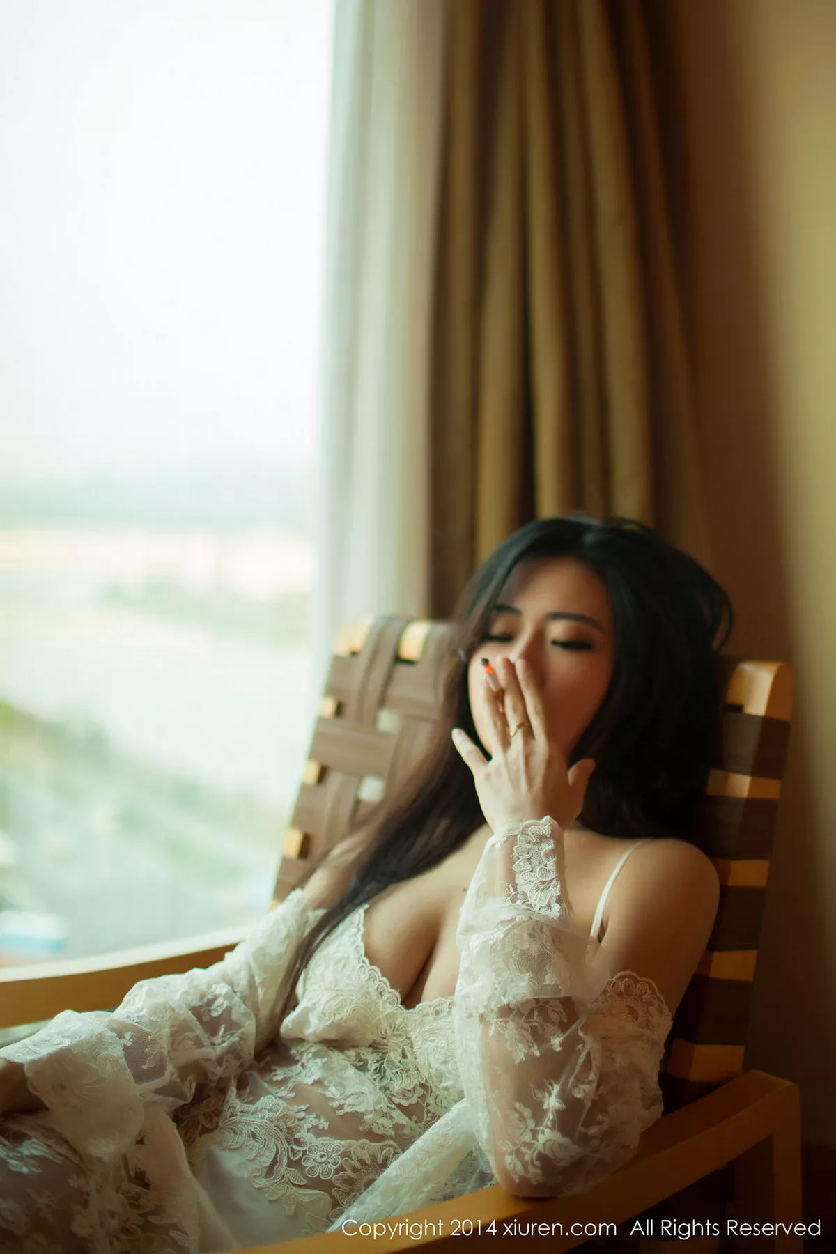 秀人集.com_[XiuRen秀人网]No.161_秀人嫩模luvian本能透明白纱性感内衣系列诱惑写真50P