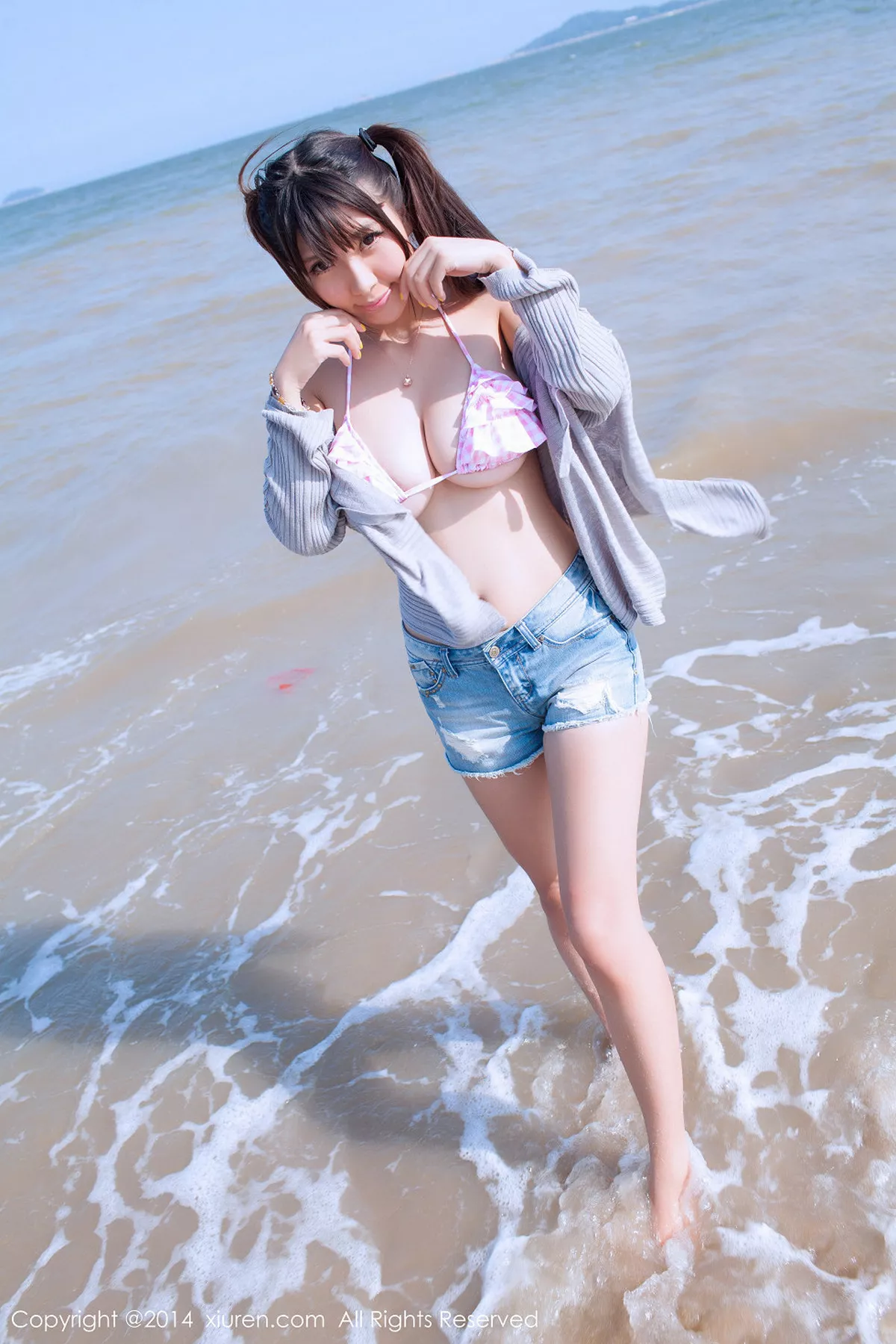秀人集.com_[XiuRen秀人网]No.227_嫩模晓茜sunny厦门旅拍第三套日系性感内衣秀豪乳写真70P
