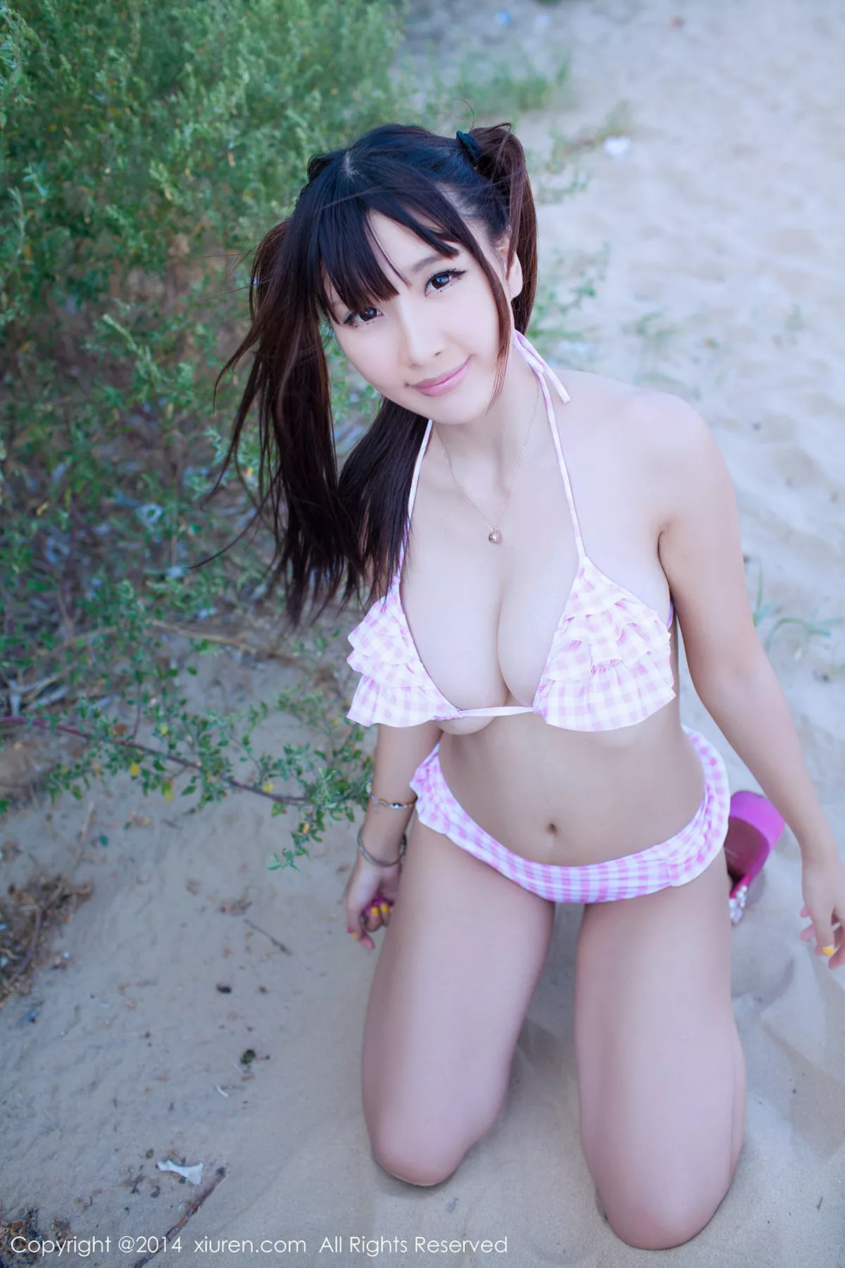 秀人集.com_[XiuRen秀人网]No.227_嫩模晓茜sunny厦门旅拍第三套日系性感内衣秀豪乳写真70P