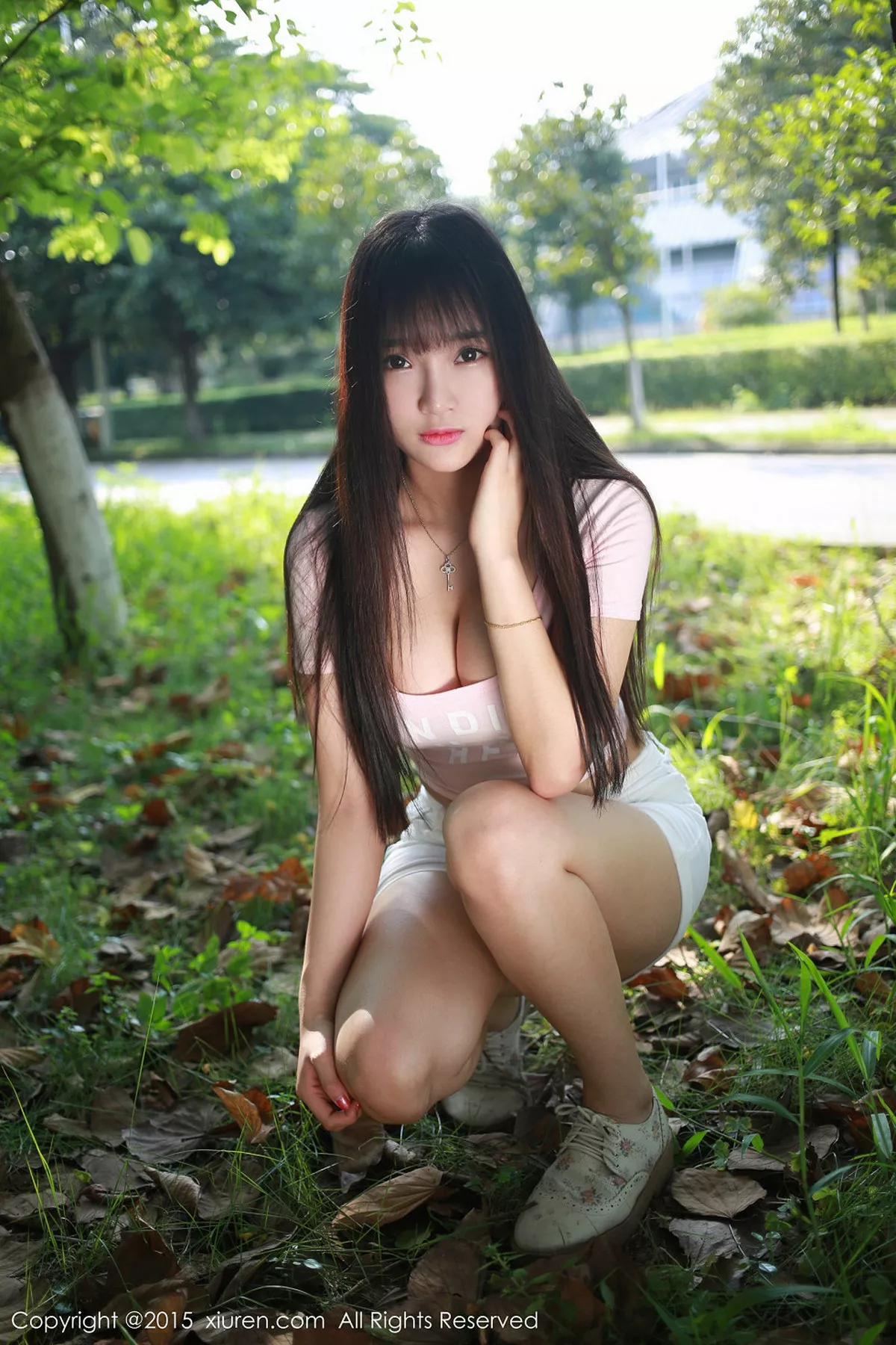 秀人集.com_[XiuRen秀人网]No.345_内地嫩模夏瑶baby白色紧身上衣秀完美身材豪乳诱惑写真42P