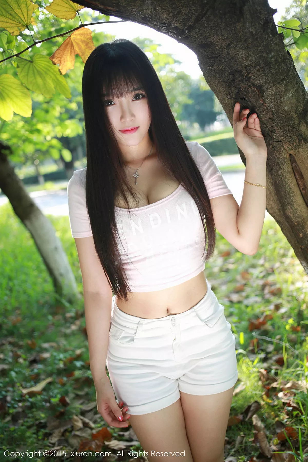秀人集.com_[XiuRen秀人网]No.345_内地嫩模夏瑶baby白色紧身上衣秀完美身材豪乳诱惑写真42P