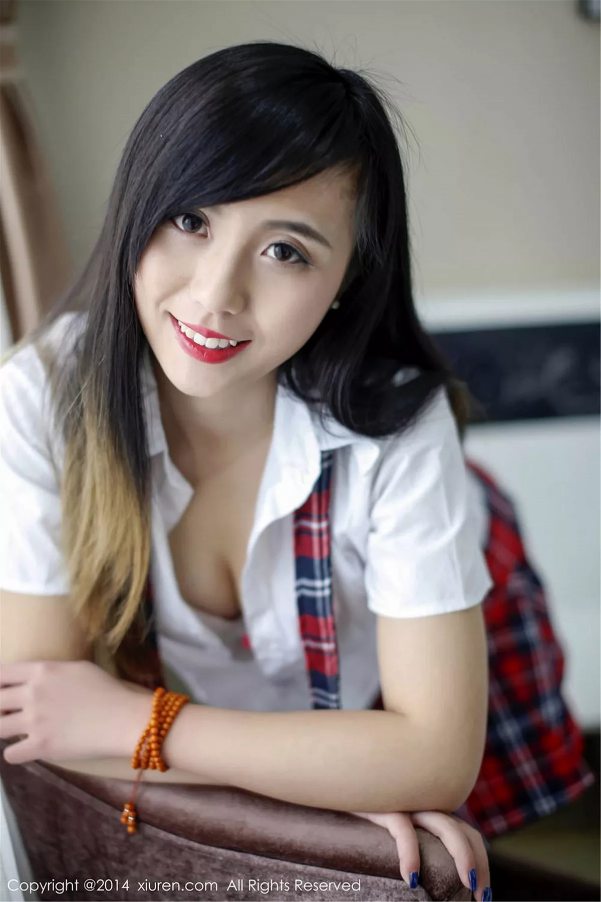 秀人集.com_[XiuRen秀人网]No.254_甜美模特谢忱倬学生制服诱惑+圣诞主题系列海量写真133P