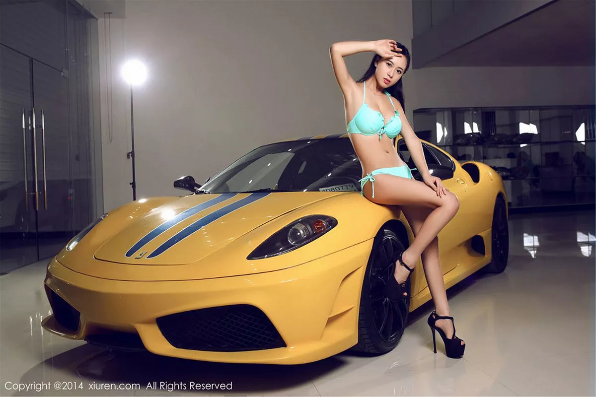 秀人集.com_[XiuRen秀人网]No.252_大胸嫩模黄可christine香车美女性感内衣系列写真60P