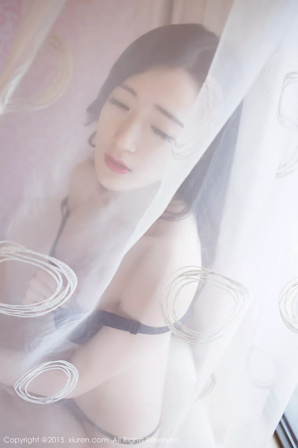 秀人集.com_[XiuRen秀人网]No.306_国产平面模特麻吉小兔子黑色内衣秀完美身材诱惑写真76P