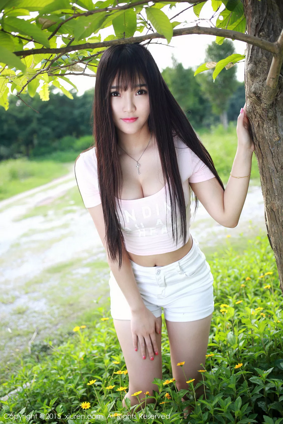 秀人集.com_[XiuRen秀人网]No.345_内地嫩模夏瑶baby白色紧身上衣秀完美身材豪乳诱惑写真42P