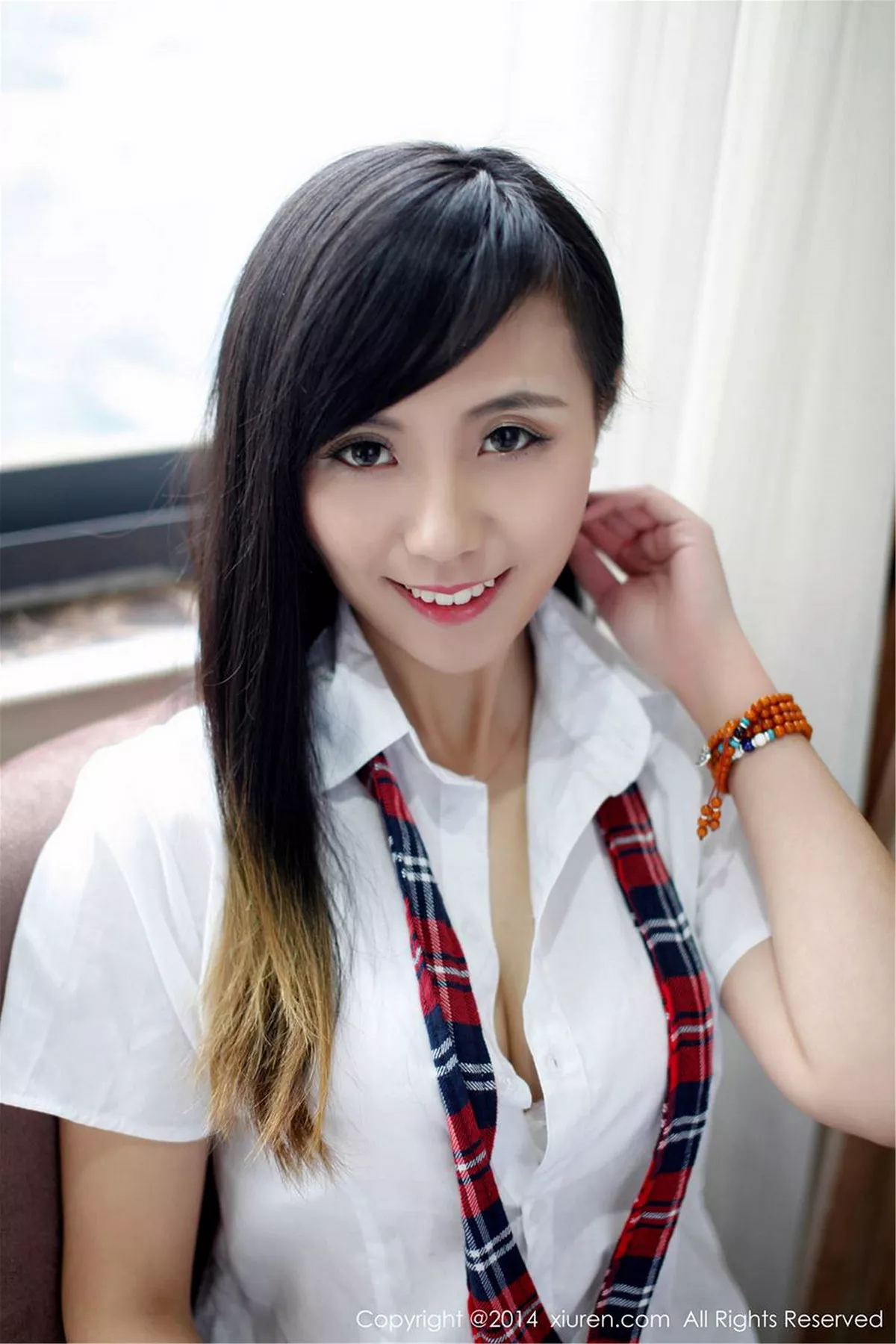 秀人集.com_[XiuRen秀人网]No.254_甜美模特谢忱倬学生制服诱惑+圣诞主题系列海量写真133P