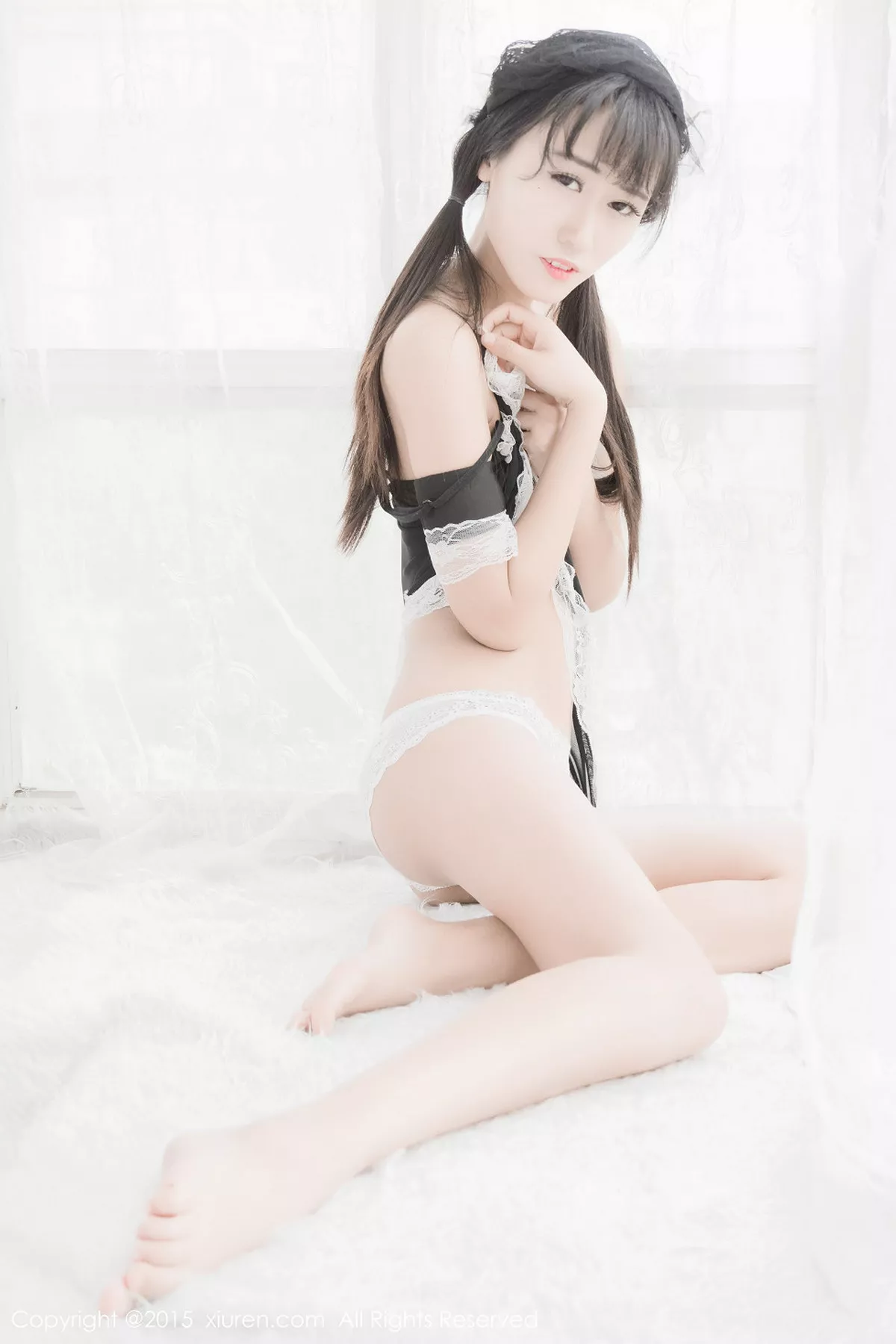 秀人集.com_[XiuRen秀人网]No.319_秀发美女素素subaby居家私房透明黑纱情趣内衣诱惑写真50P