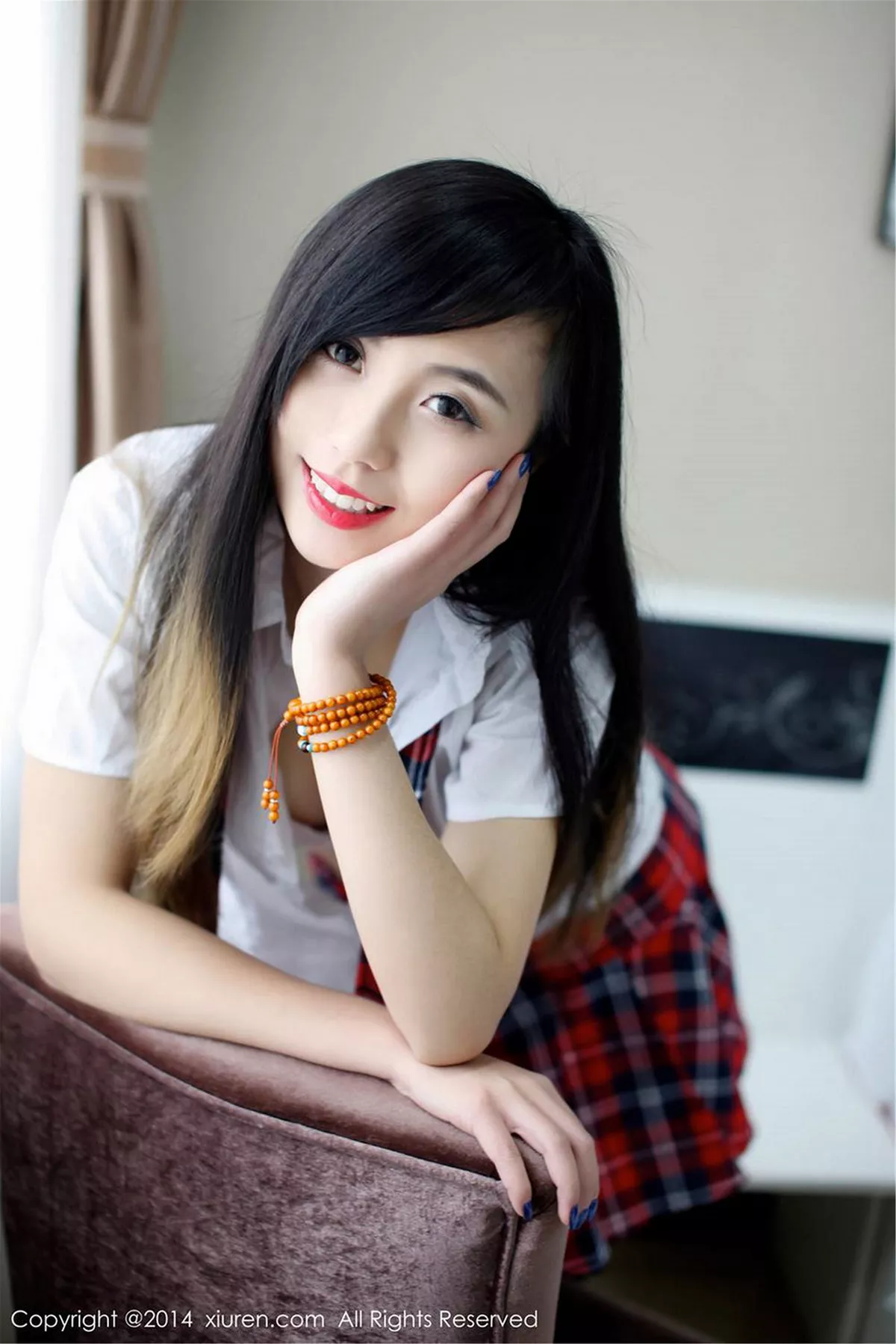 秀人集.com_[XiuRen秀人网]No.254_甜美模特谢忱倬学生制服诱惑+圣诞主题系列海量写真133P