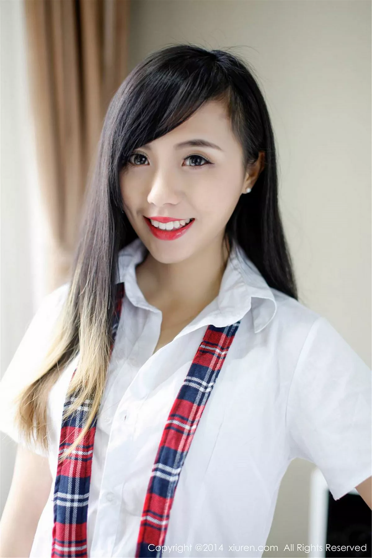 秀人集.com_[XiuRen秀人网]No.254_甜美模特谢忱倬学生制服诱惑+圣诞主题系列海量写真133P