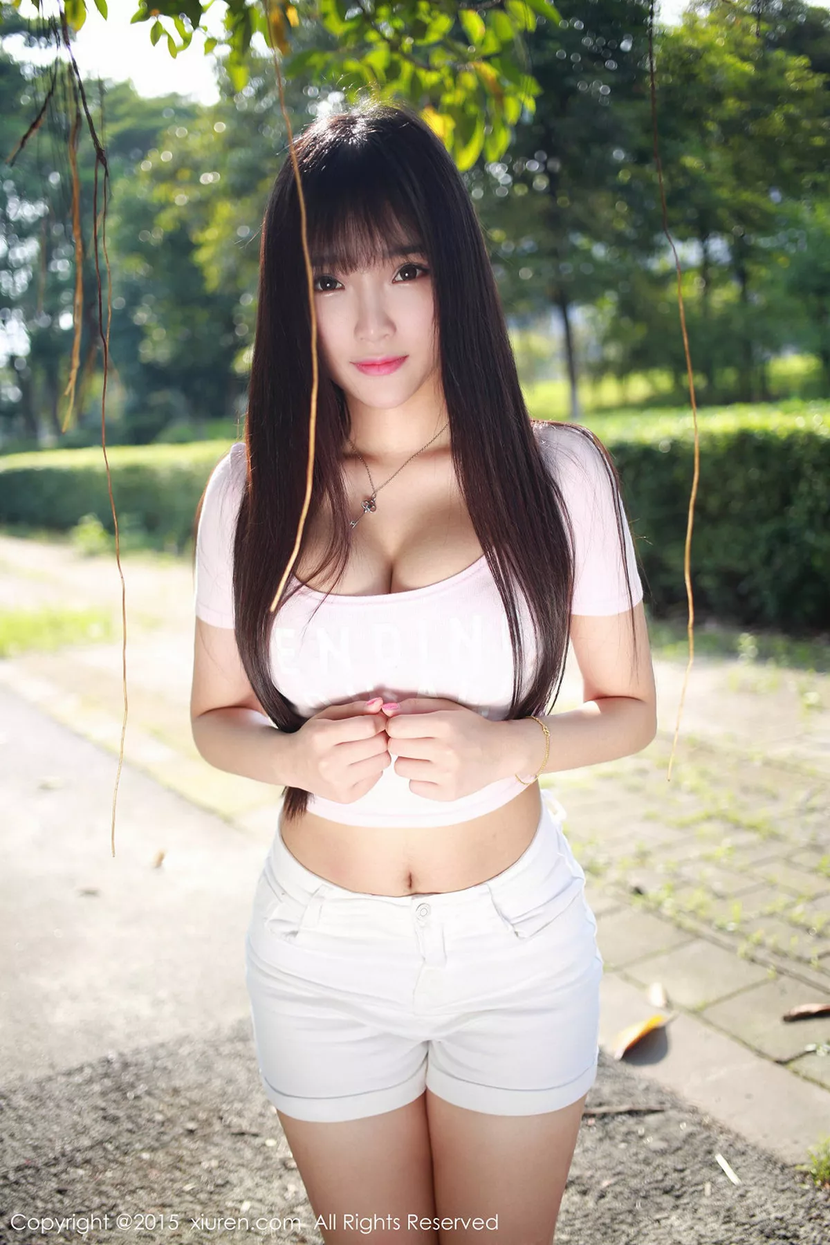 秀人集.com_[XiuRen秀人网]No.345_内地嫩模夏瑶baby白色紧身上衣秀完美身材豪乳诱惑写真42P