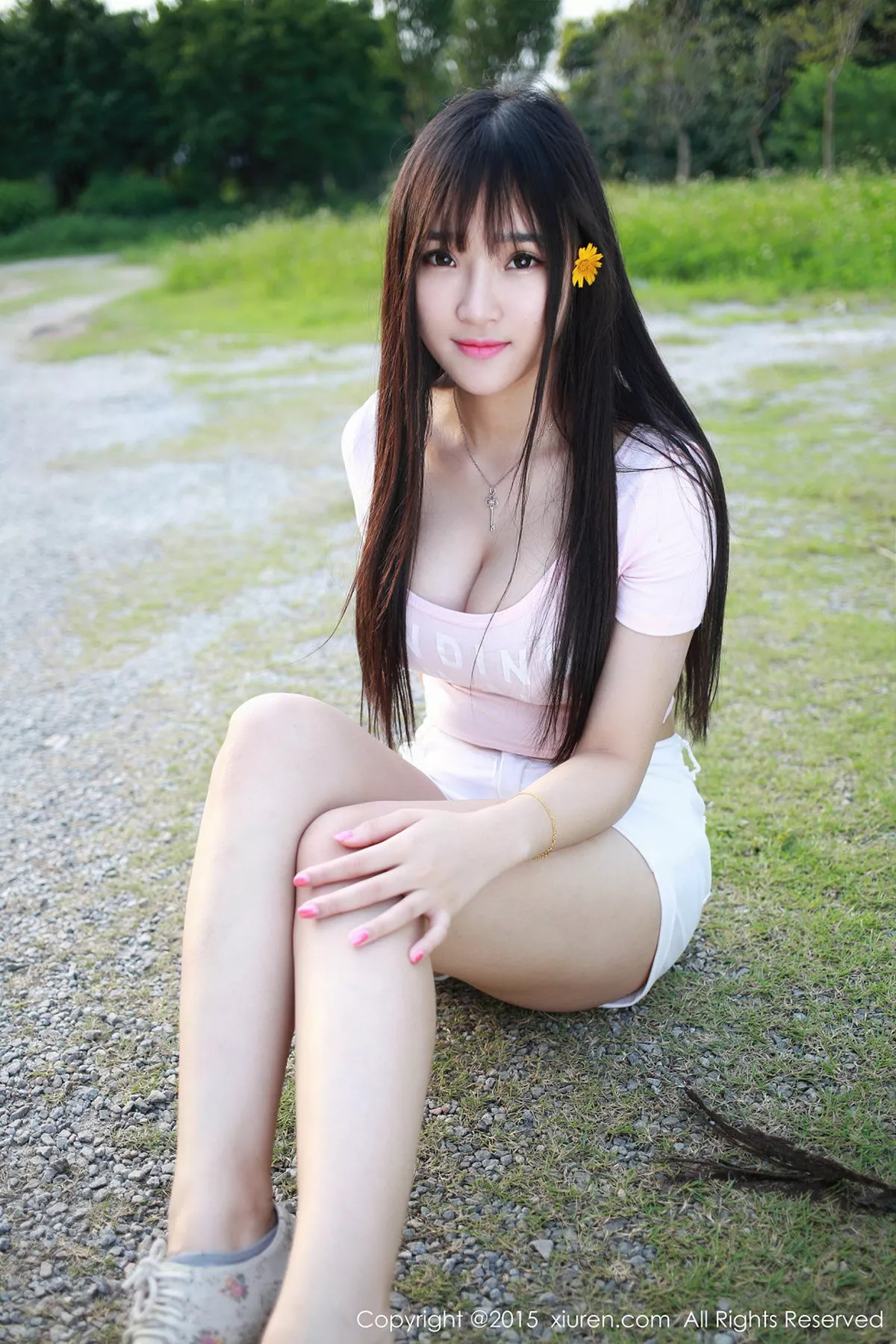 秀人集.com_[XiuRen秀人网]No.345_内地嫩模夏瑶baby白色紧身上衣秀完美身材豪乳诱惑写真42P