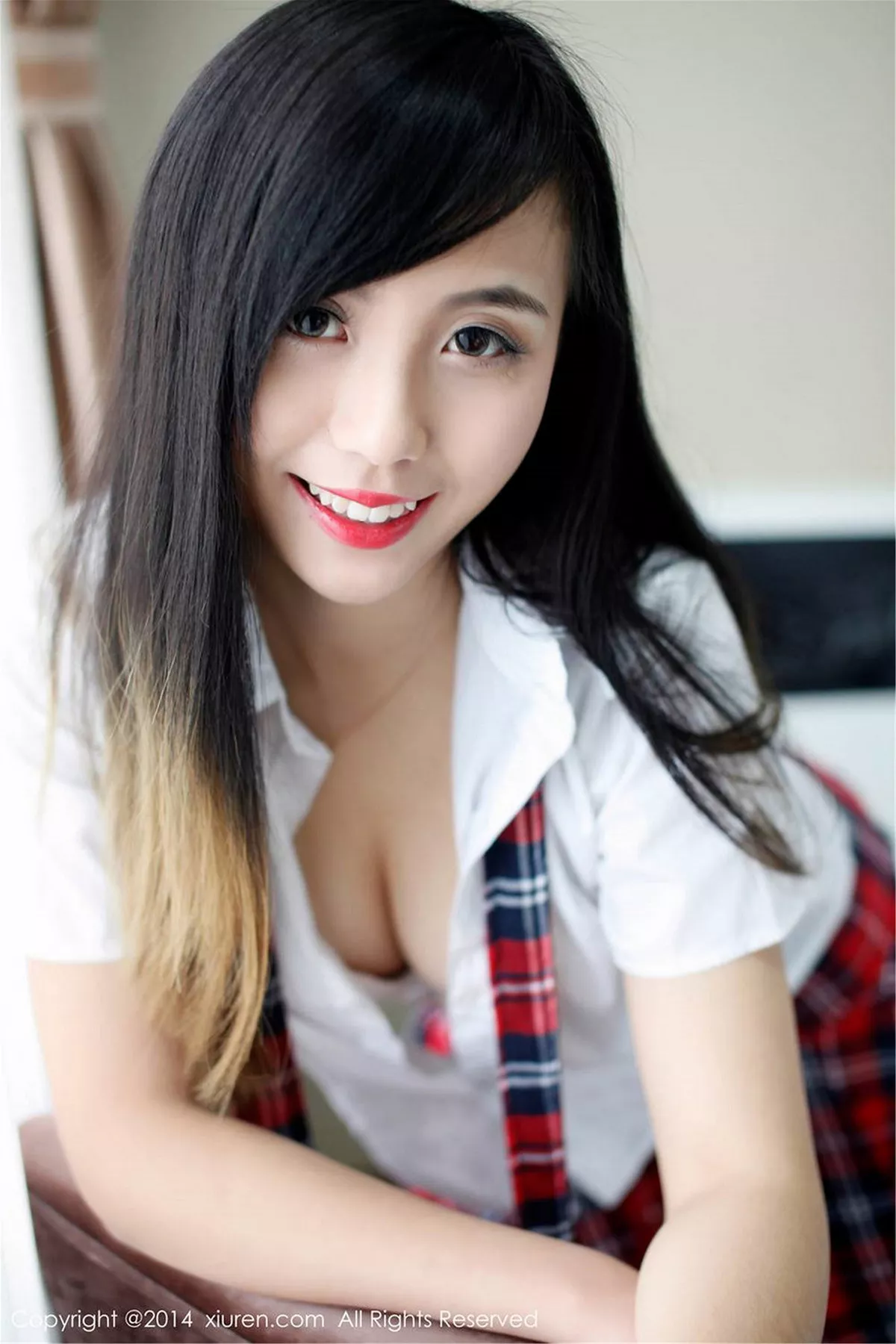 秀人集.com_[XiuRen秀人网]No.254_甜美模特谢忱倬学生制服诱惑+圣诞主题系列海量写真133P